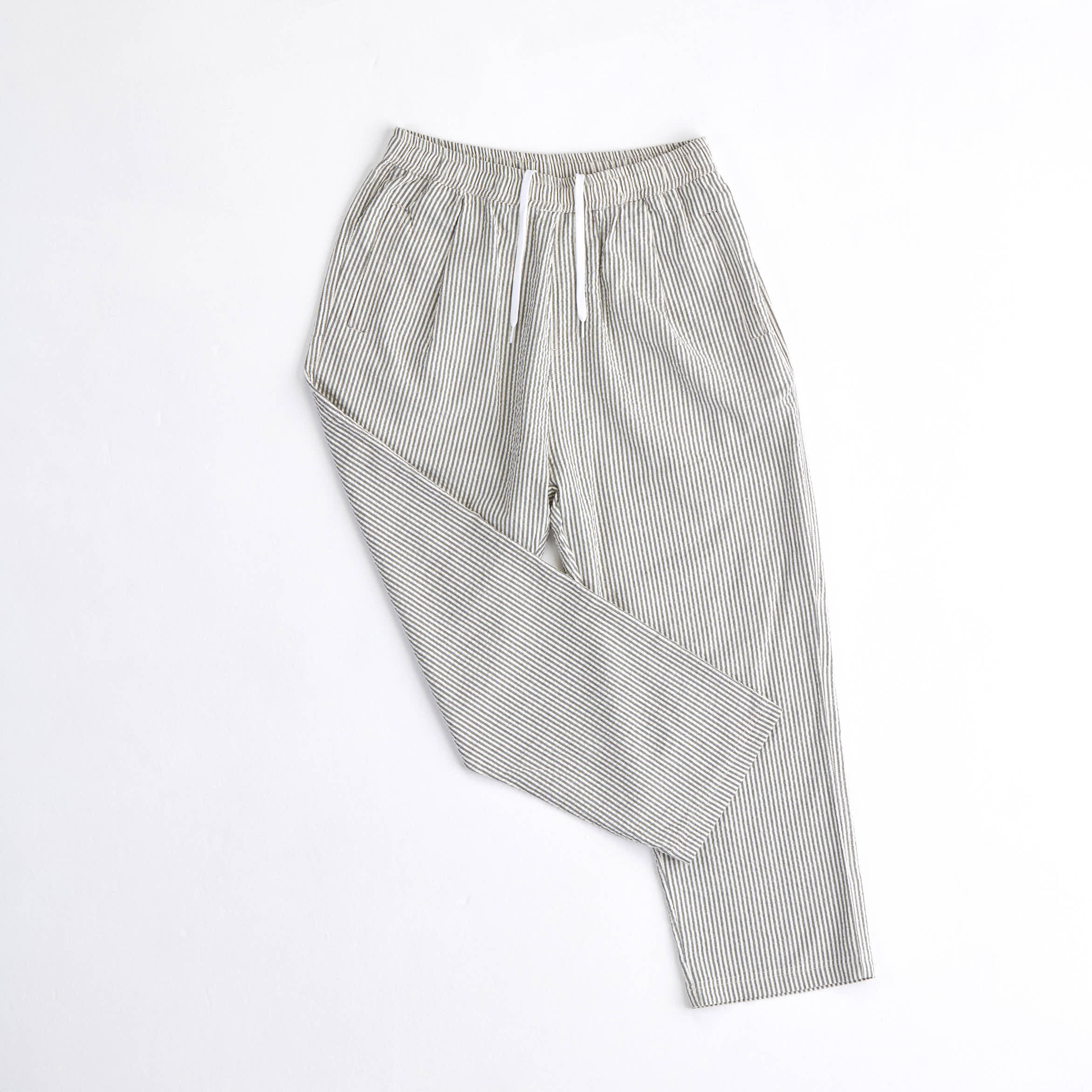arniko-sanjai-hose-herren-gr-n-wei-seersucker image 1