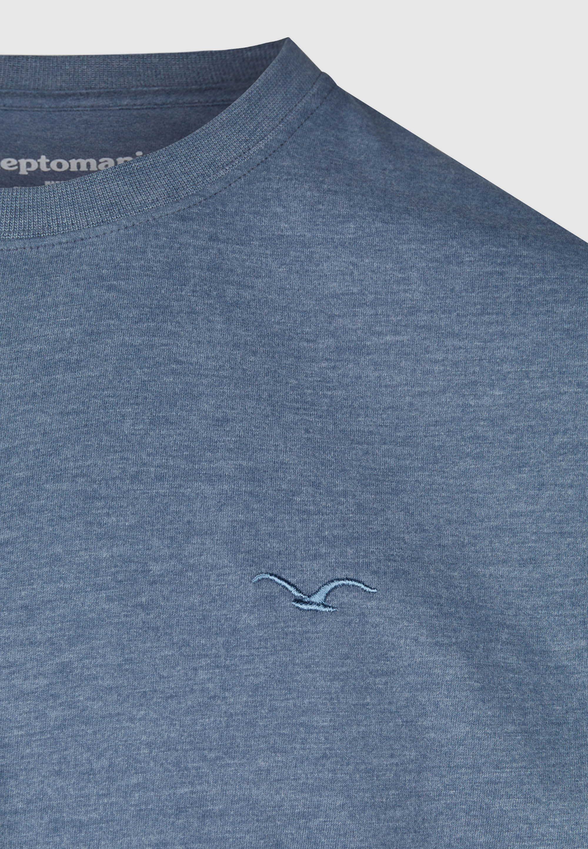 cleptomanicx-ligull-regular-heather-tee-t-shirt-melange image 4