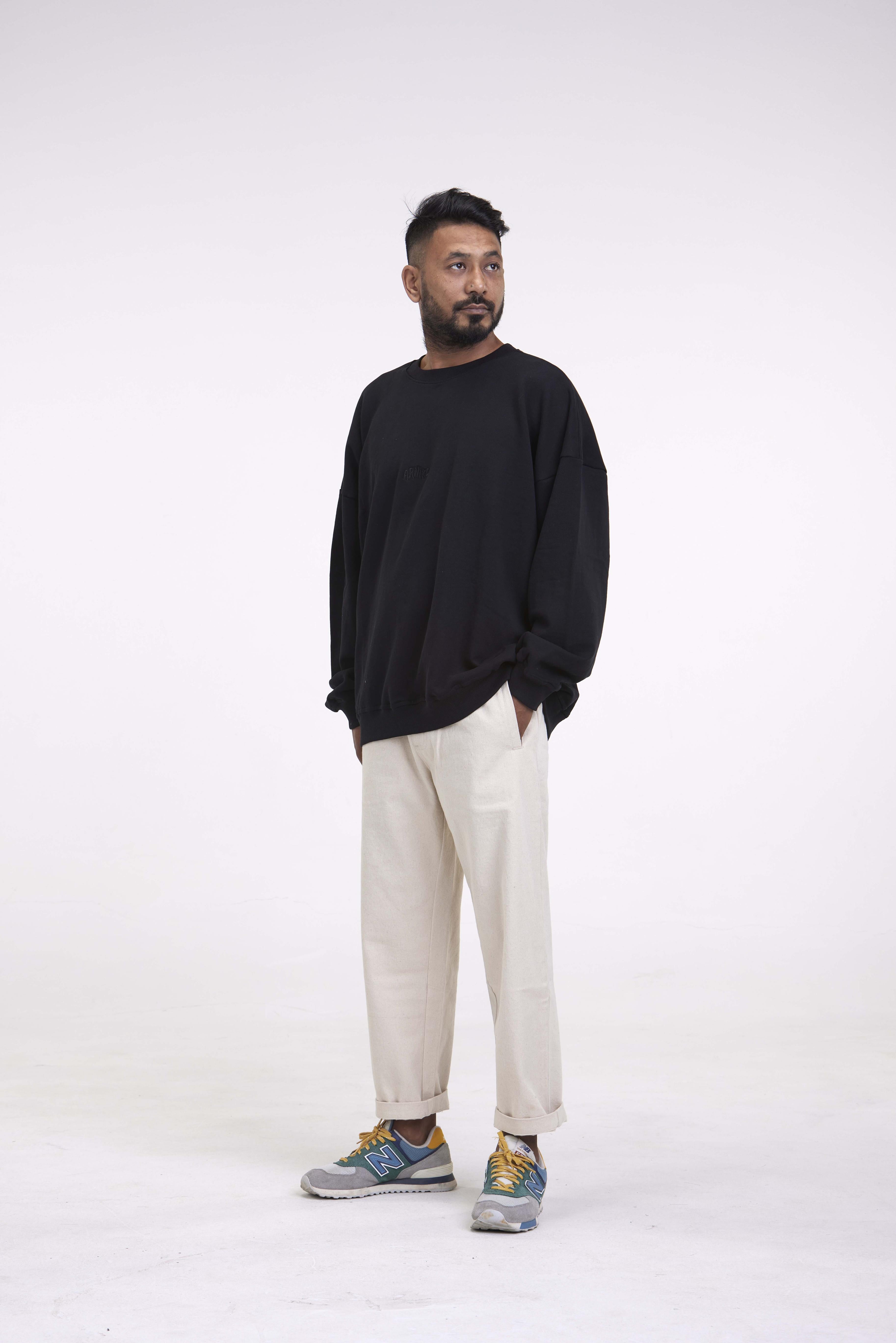 arniko-moha-sweater-black-oversize-pullover-bio image 3