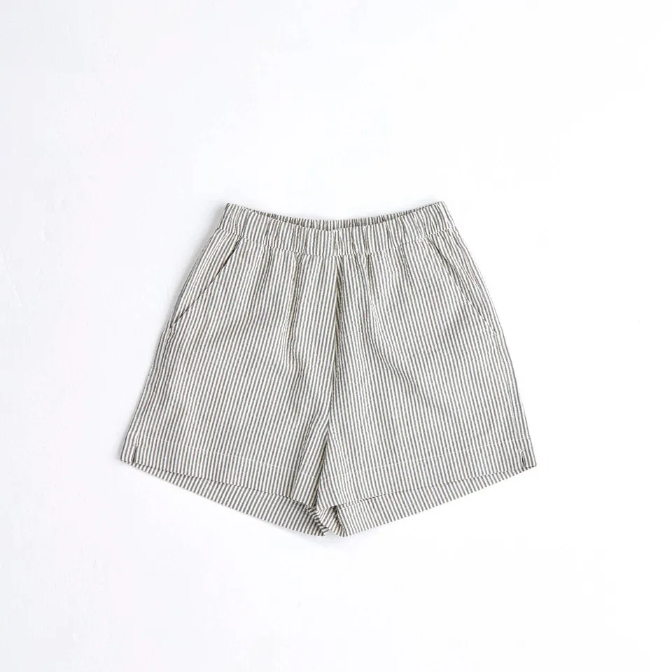 arniko-nuru-green-white-shorts-seersucker image 1