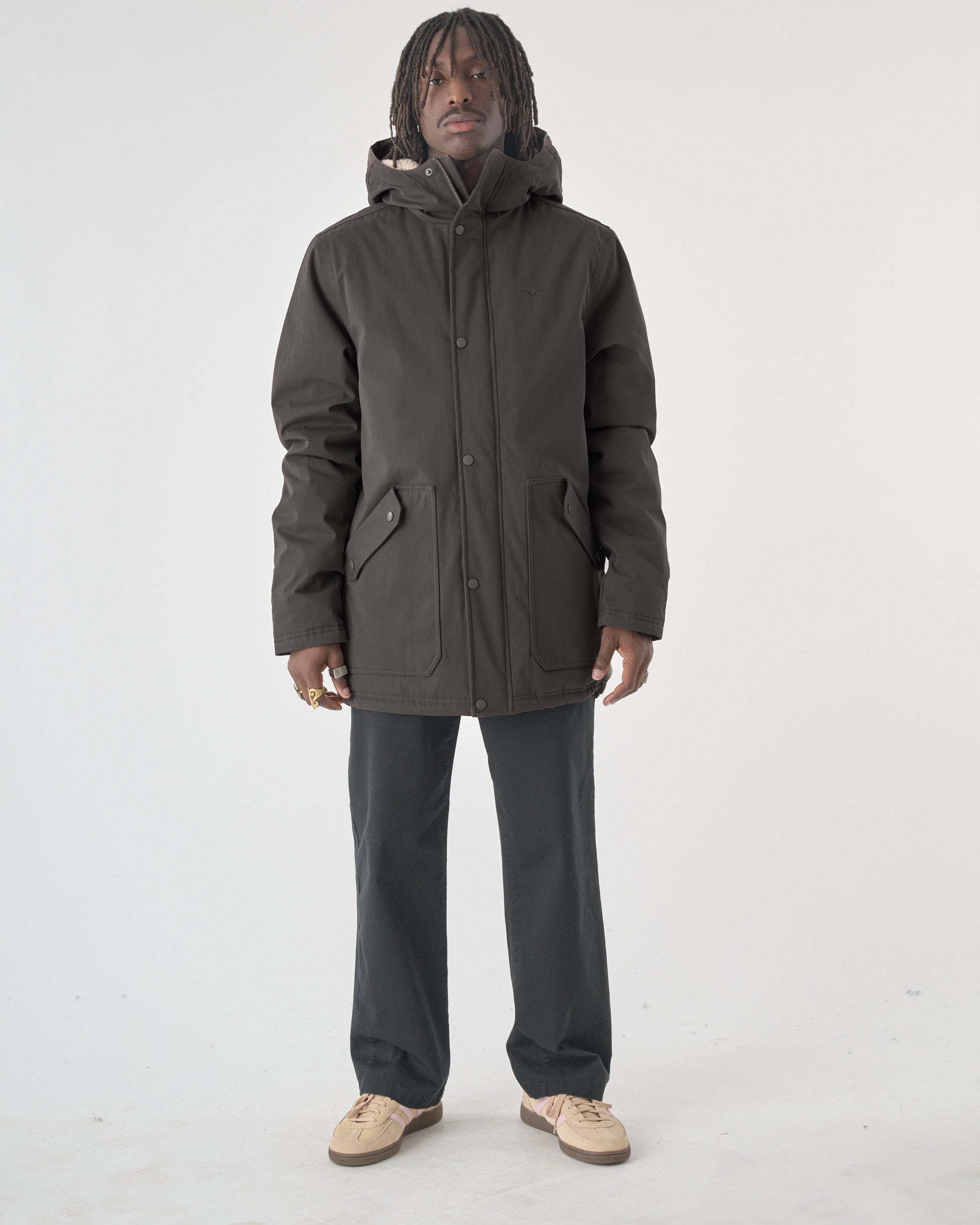 cleptomanicx-larum-original-winterjacke-kapuze-teddy-10k image 1