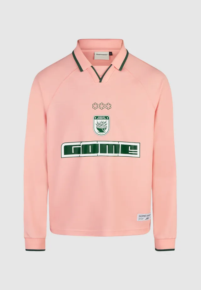 cleptomanicx-gome-trikot-longsleeve-shirt-rosa-classic-fit image 1