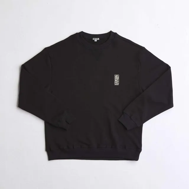 arniko-mustang-black-sweater-herren-bio-baumwolle image 1