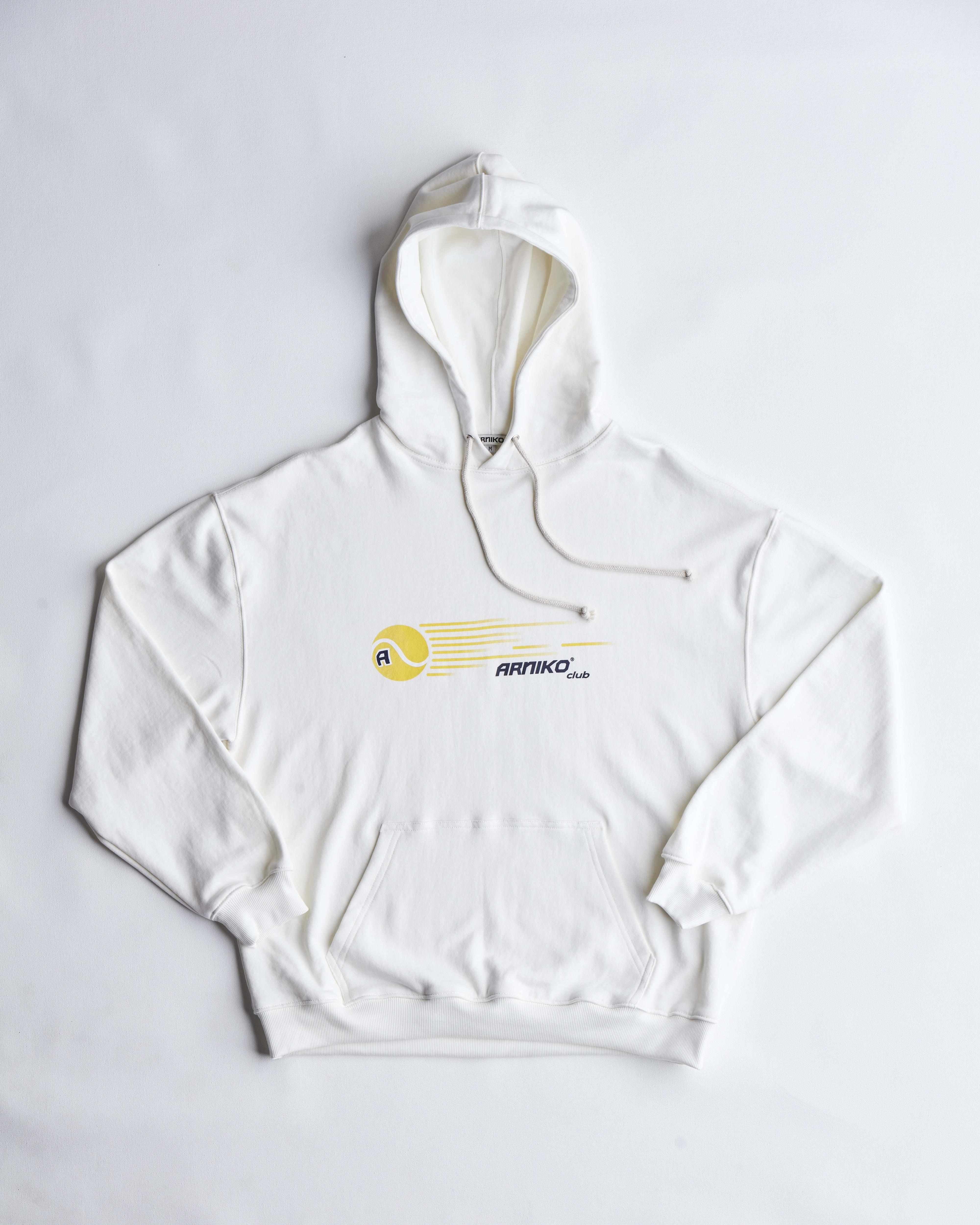 arniko-club-hoodie-off-white-kapuzenpullover-bio image 1