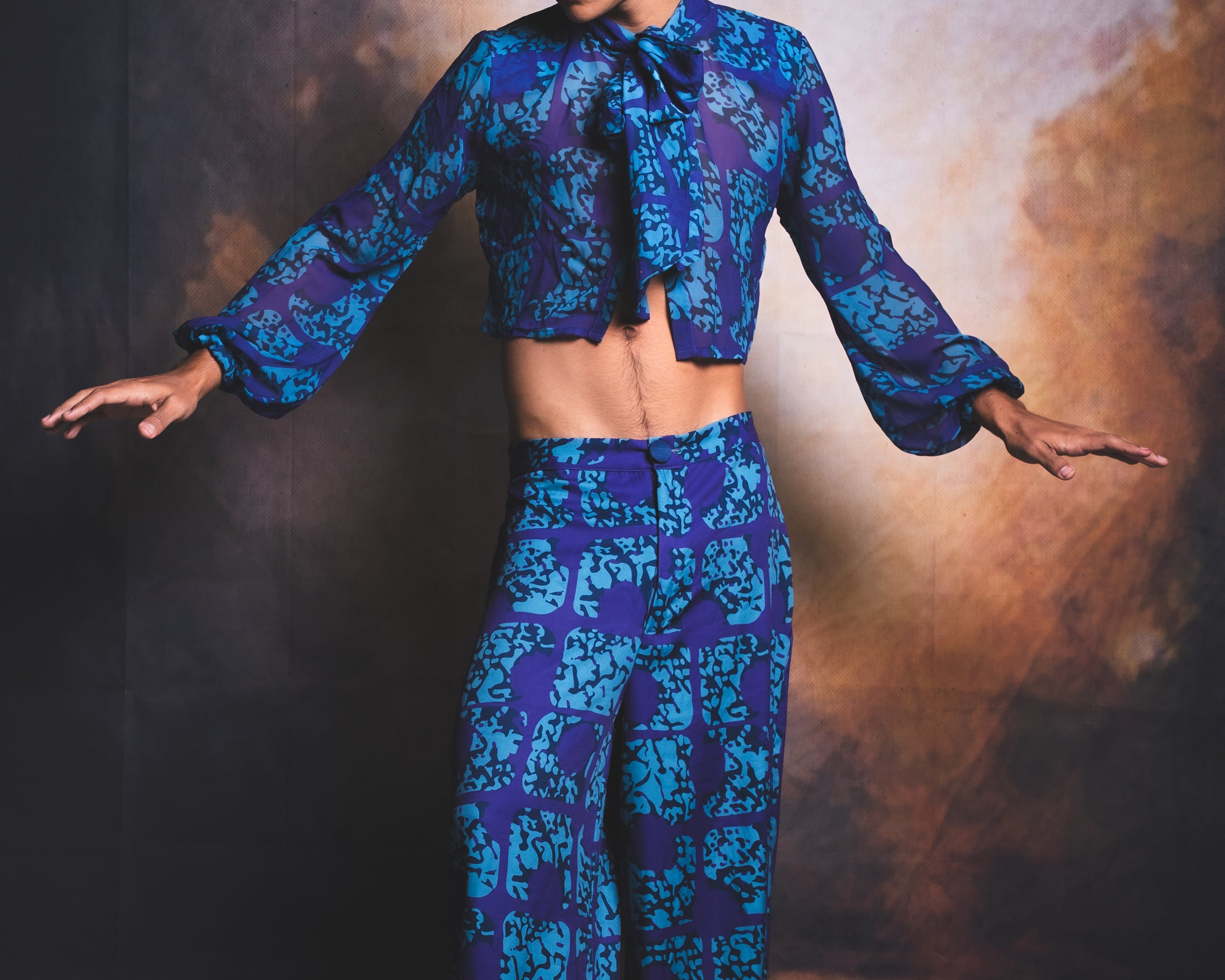bloomers-amelia-hose-rayon-gemustert-xs image 3