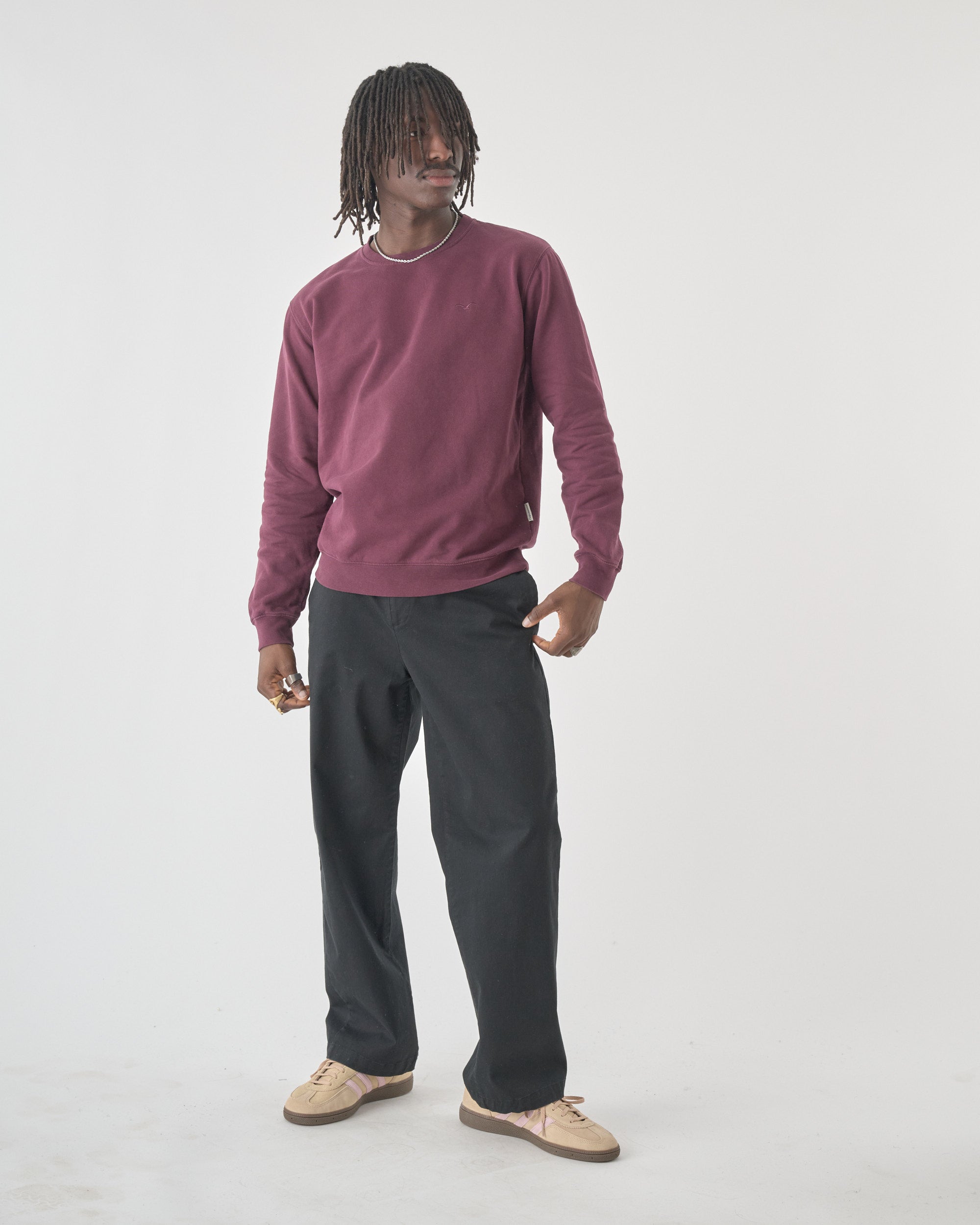 cleptomanicx-ligull-regular-crewneck-pullover-biobaumwolle image 2