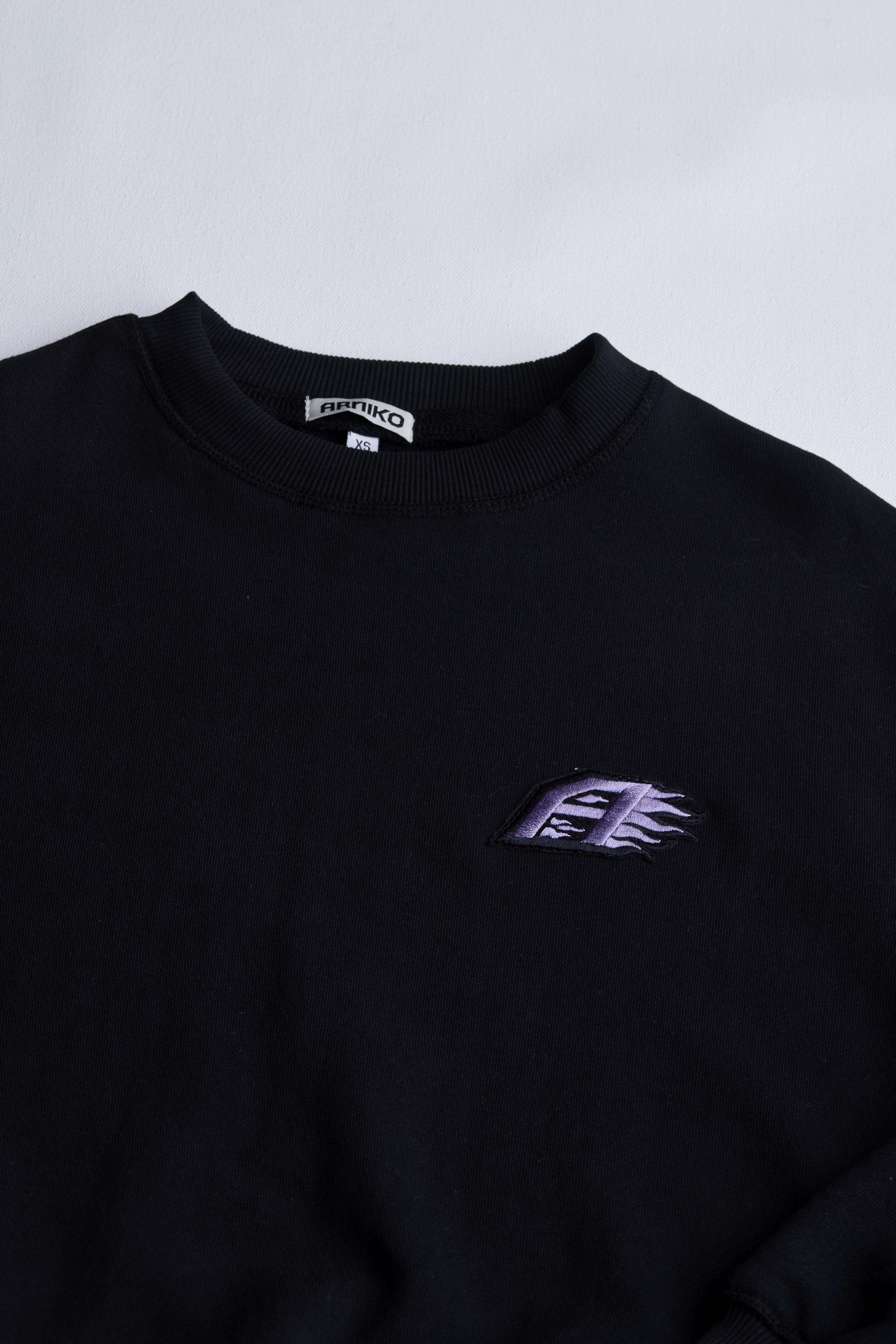 arniko-yama-black-sweater-schwarz-bio-baumwolle image 2