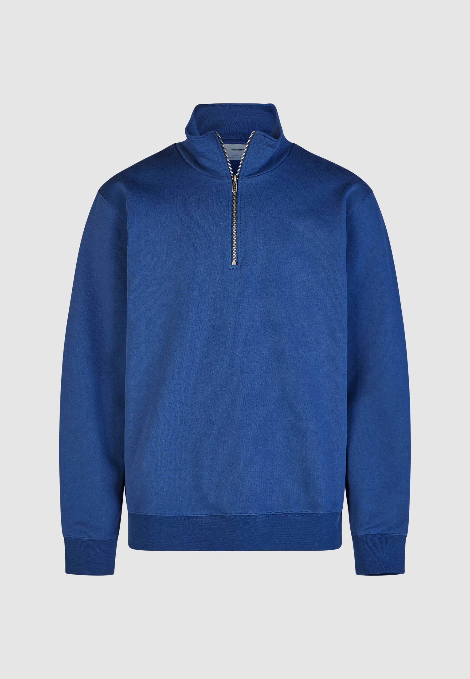 cleptomanicx-ligull-classic-quarter-zip-sweatshirt-troyer-bio-baumwolle image 1