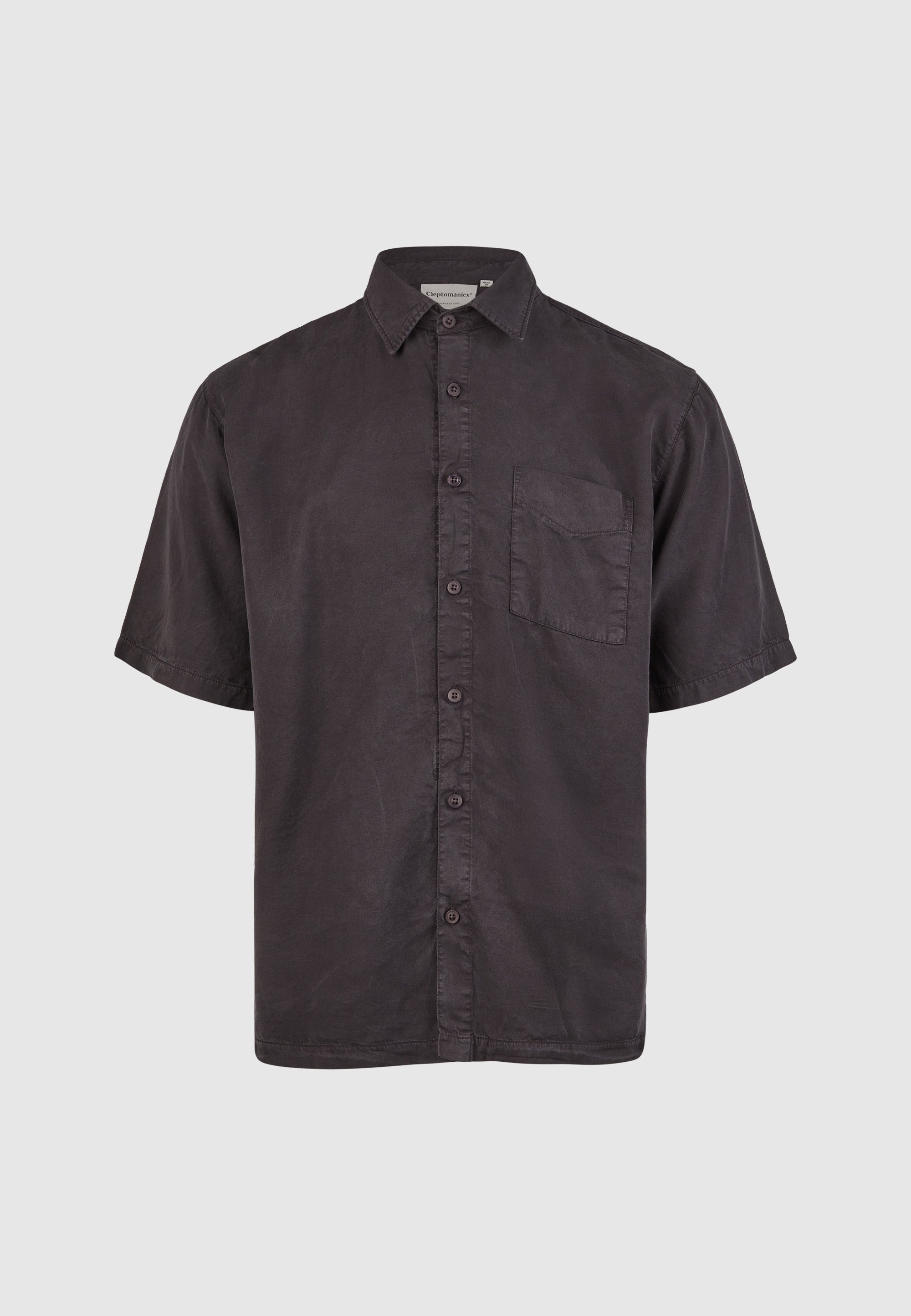 cleptomanicx-easy-shirt-hemd-kurzarm-lyocell-oversize image 1
