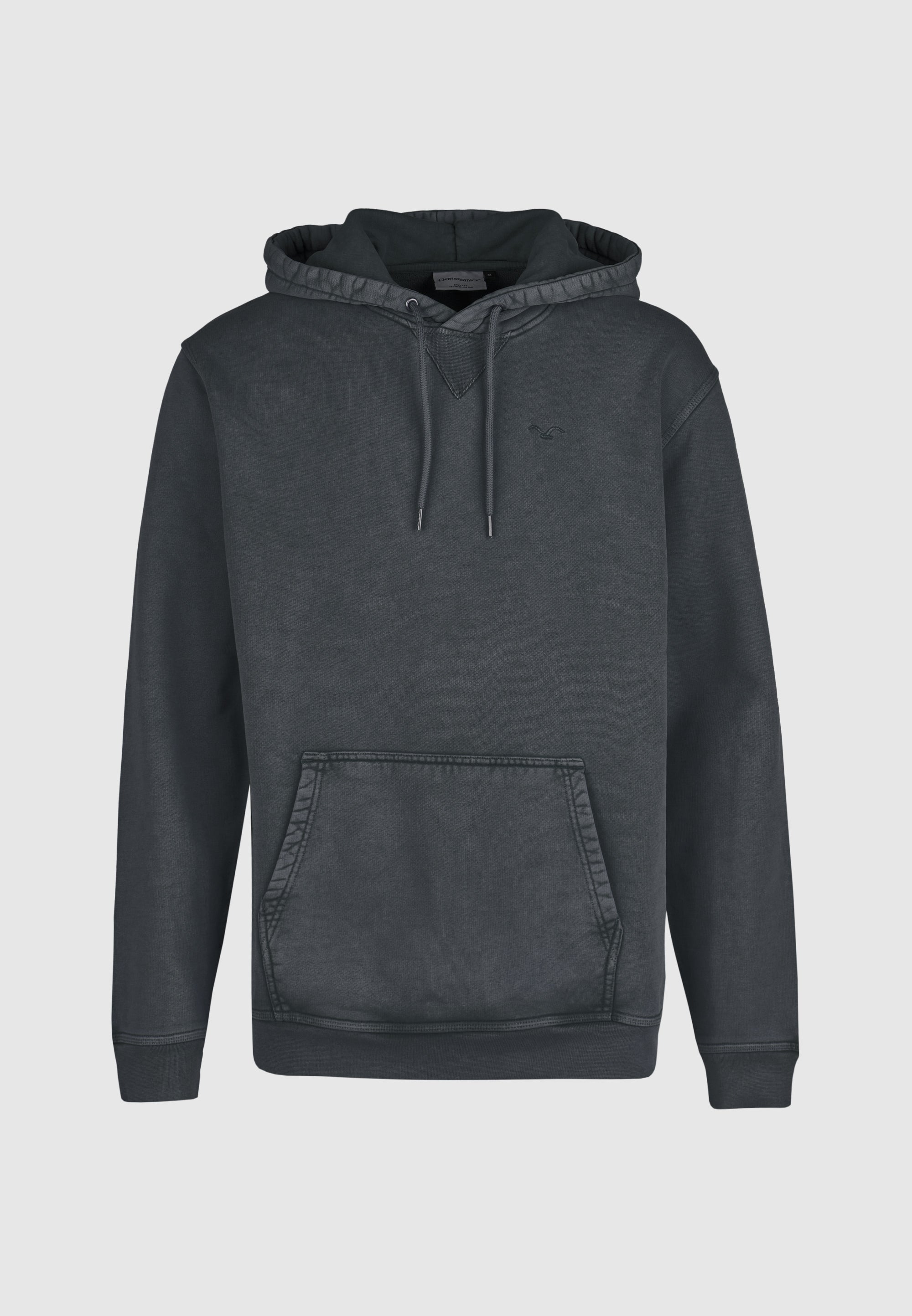 cleptomanicx-ligull-washed-boxy-hooded-hoodie image 1