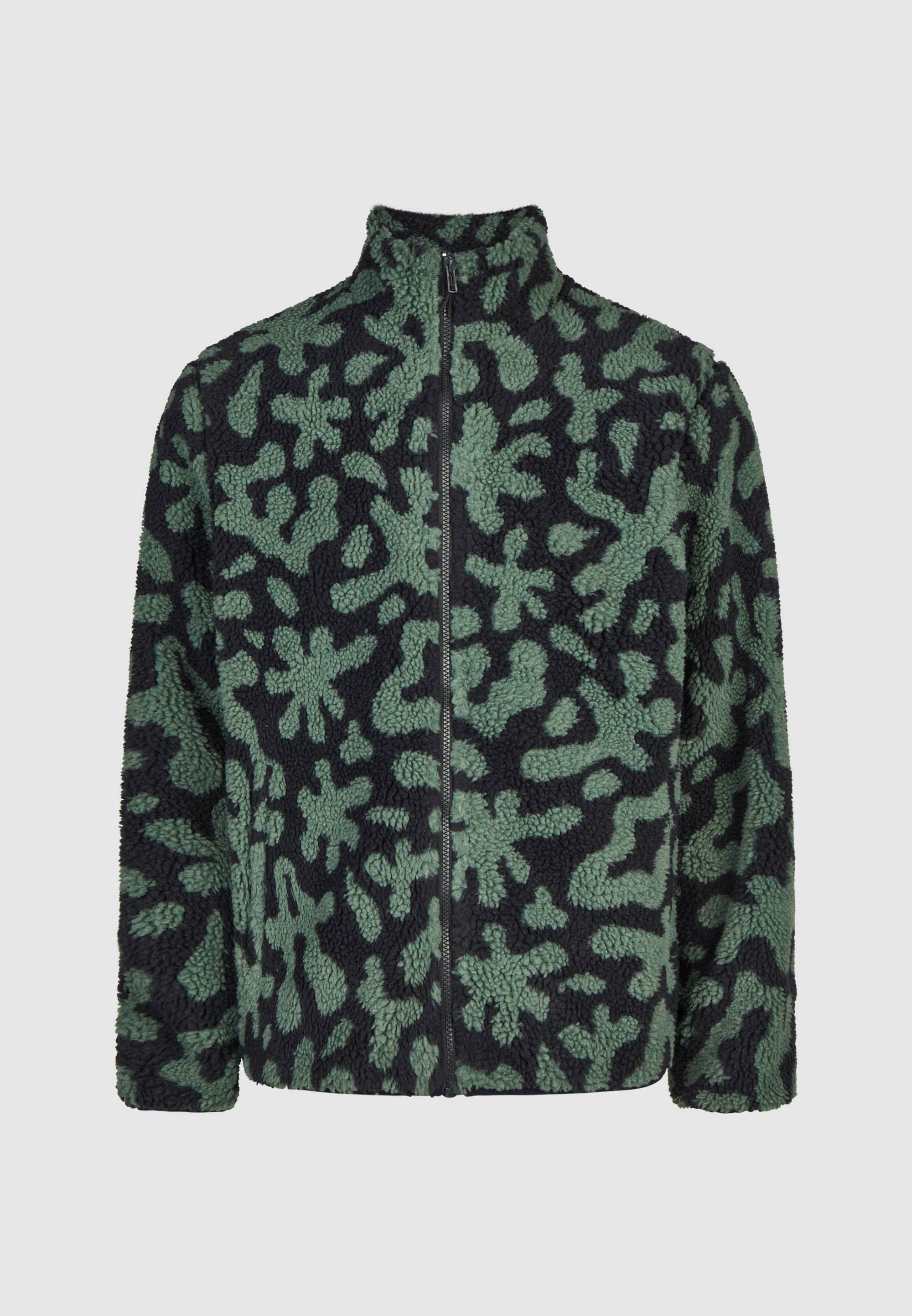 cleptomanicx-oh-shit-sherpa-fleecejacke-allover-m image 1