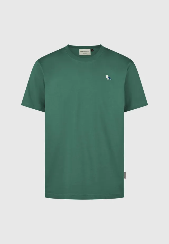 cleptomanicx-embro-gull-basic-tee-t-shirt-stickerei-regular image 1