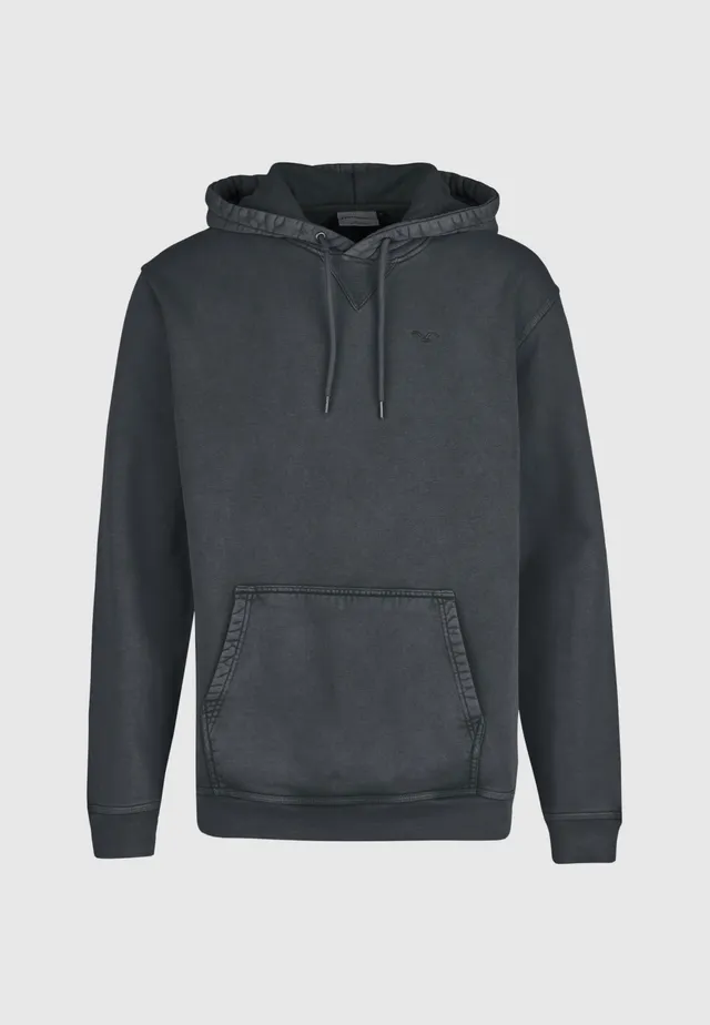 cleptomanicx-ligull-washed-boxy-hooded-hoodie image 1