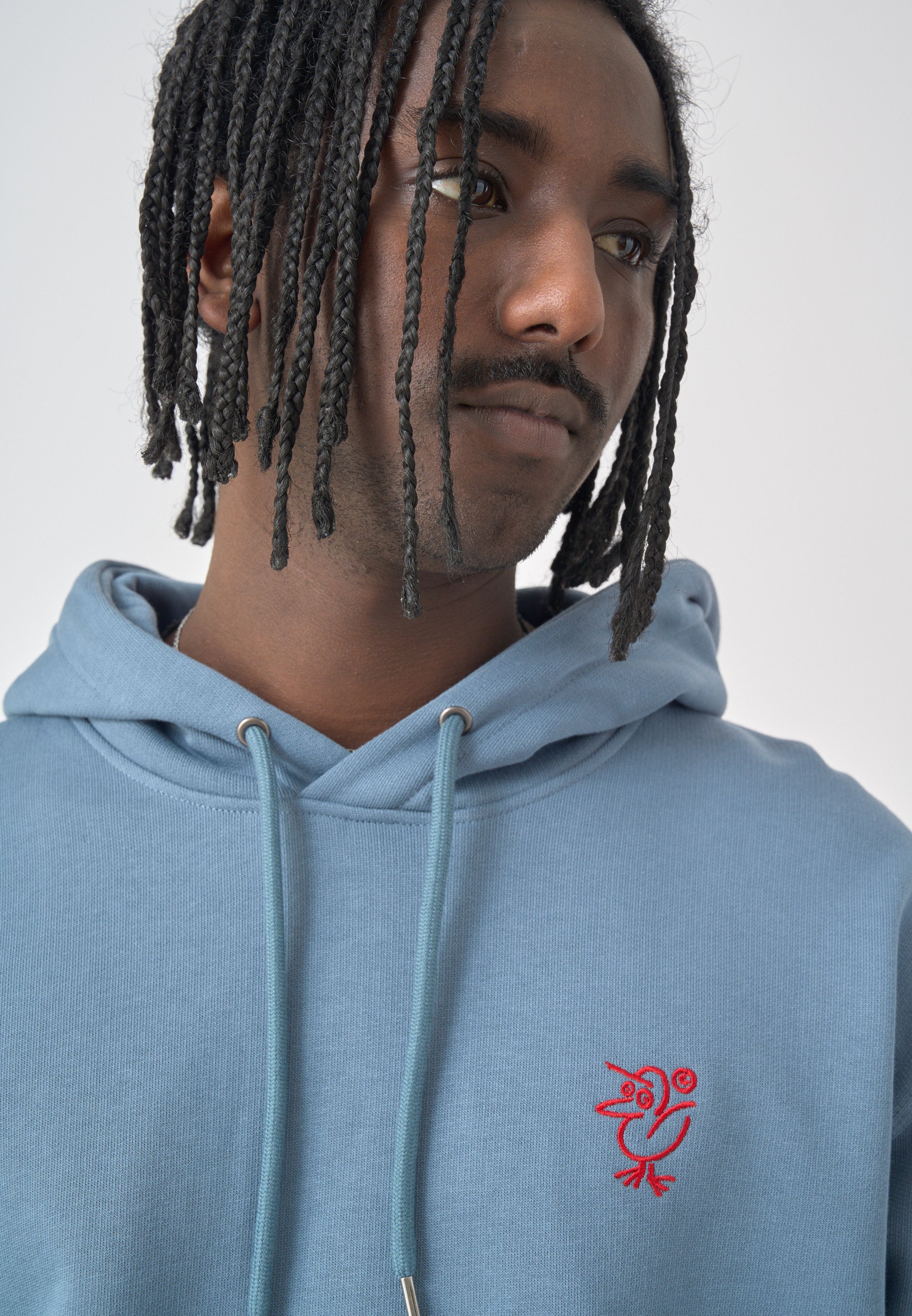 cleptomanicx-sketch-gull-boxy-hooded-hoodie-bio-baumwolle image 5