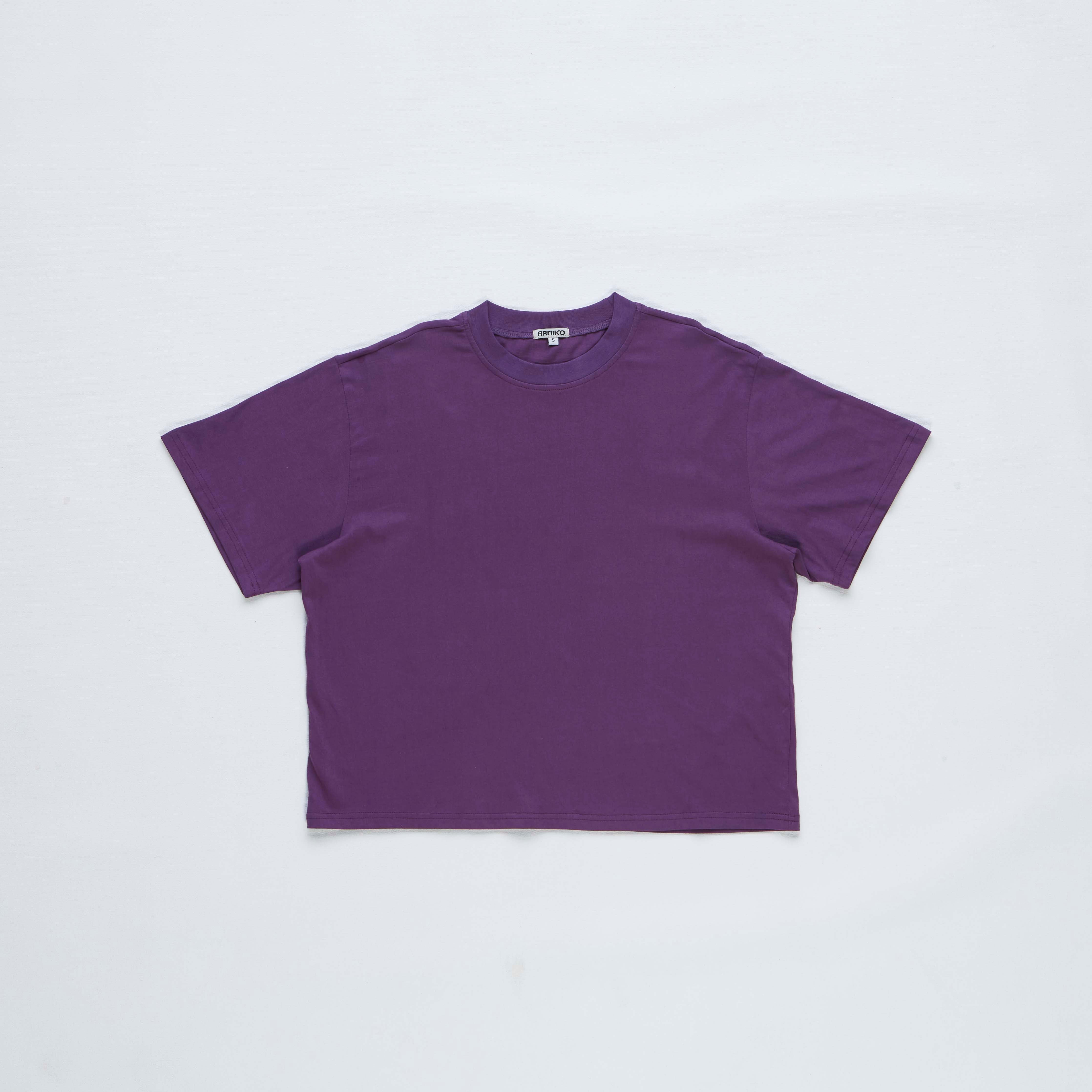 arniko-lisa-t-shirt-lila-off-shoulder-bio image 1