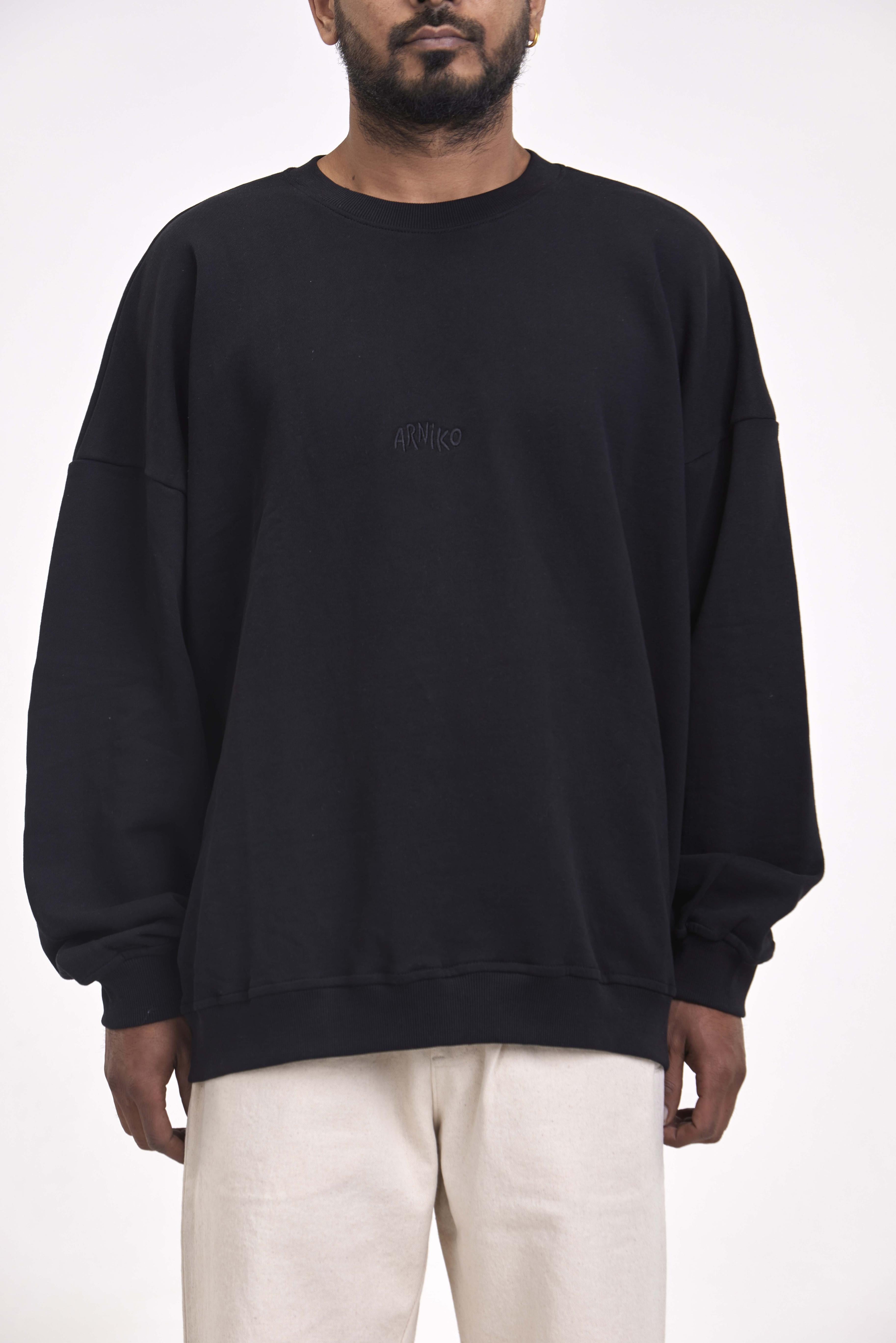 arniko-moha-sweater-black-oversize-pullover-bio image 5