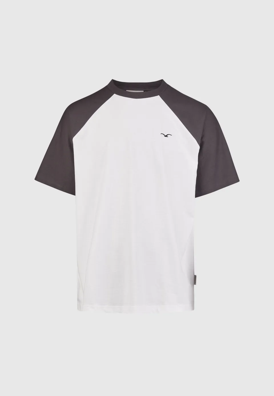 cleptomanicx-boxy-tee-ligull-college-t-shirt-raglan-m image 1