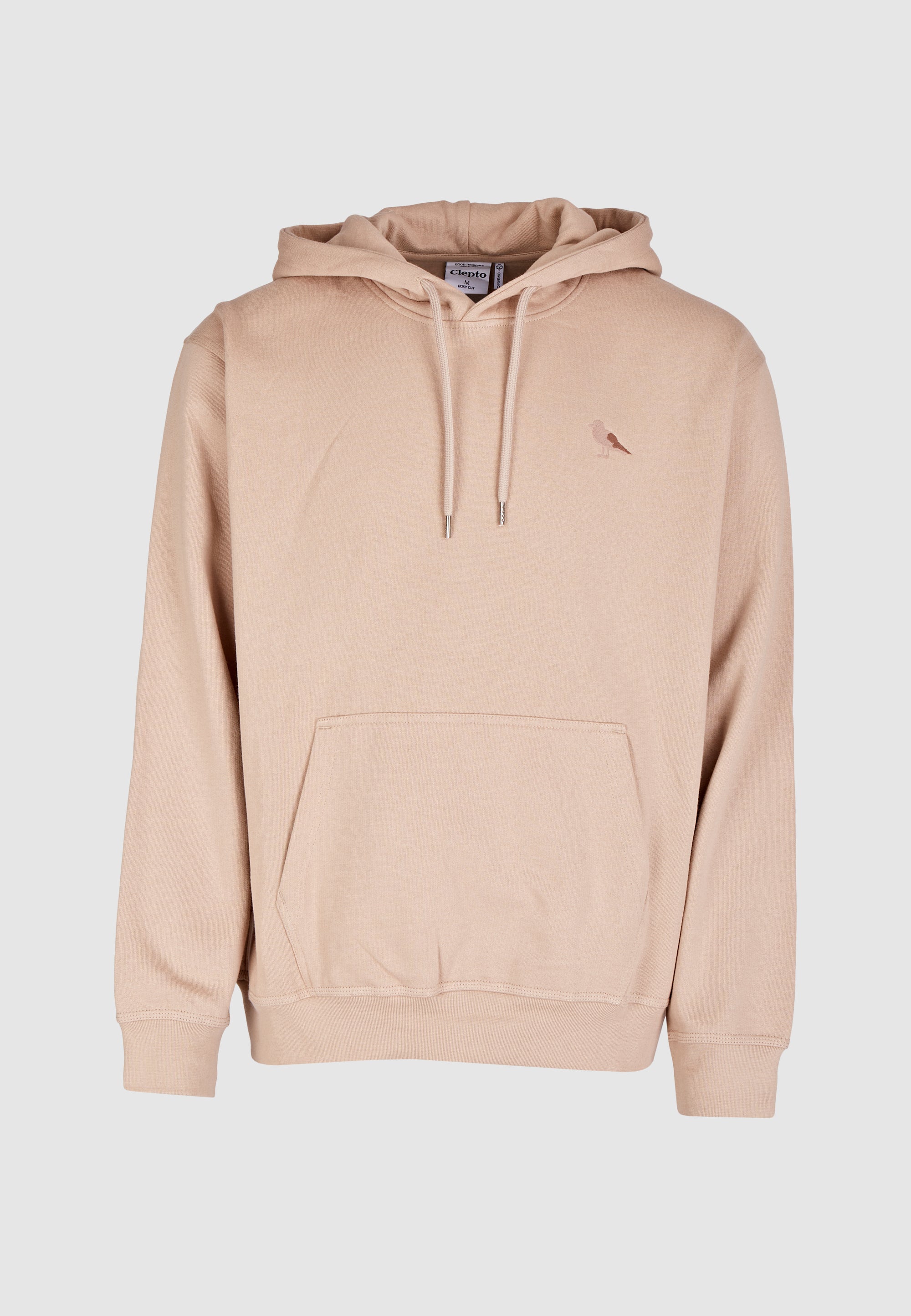 cleptomanicx-embro-gull-mono-hoodie-boxy-bio-baumwolle image 1