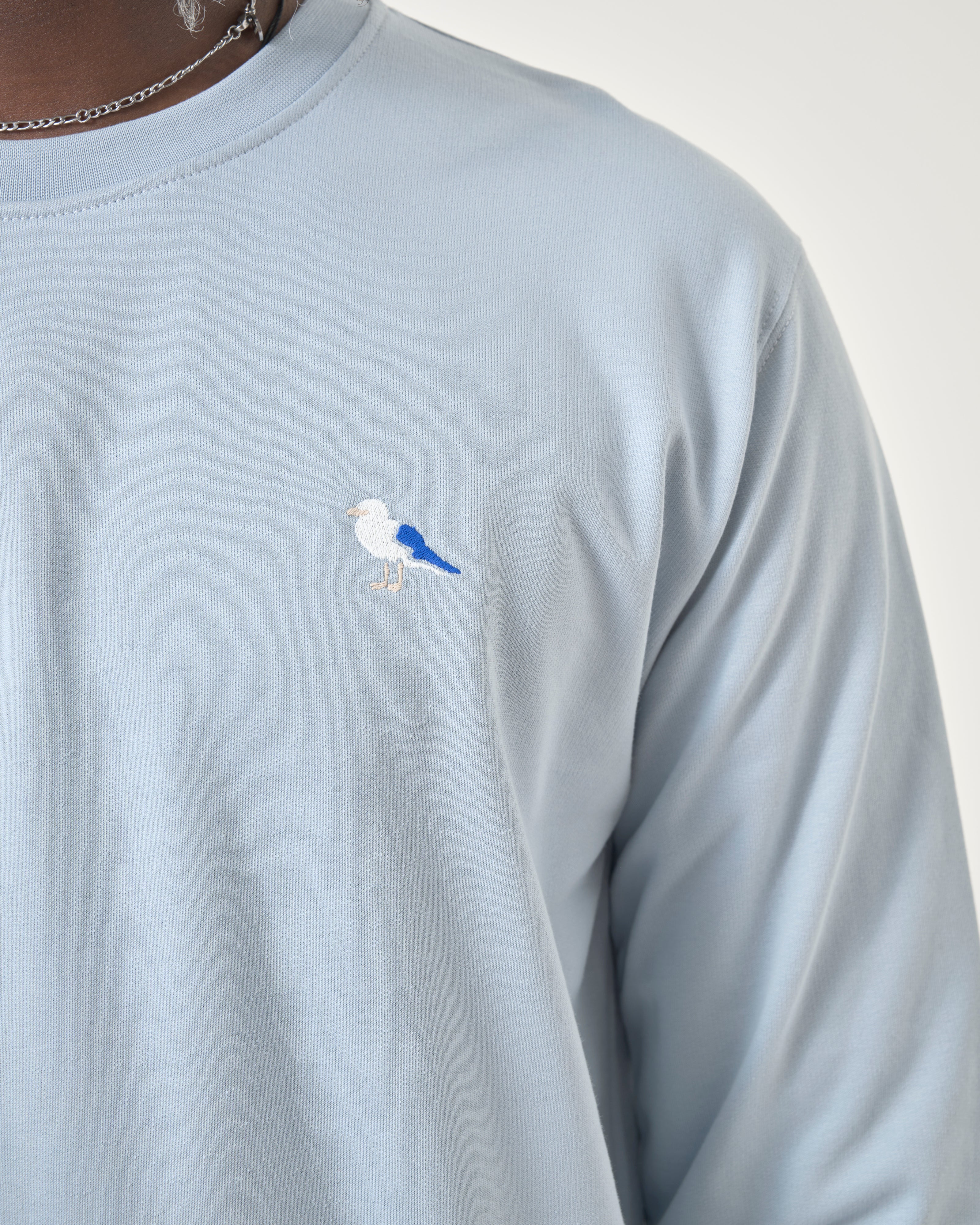 cleptomanicx-embro-gull-regular-crewneck-sweatshirt-bio-3 image 2