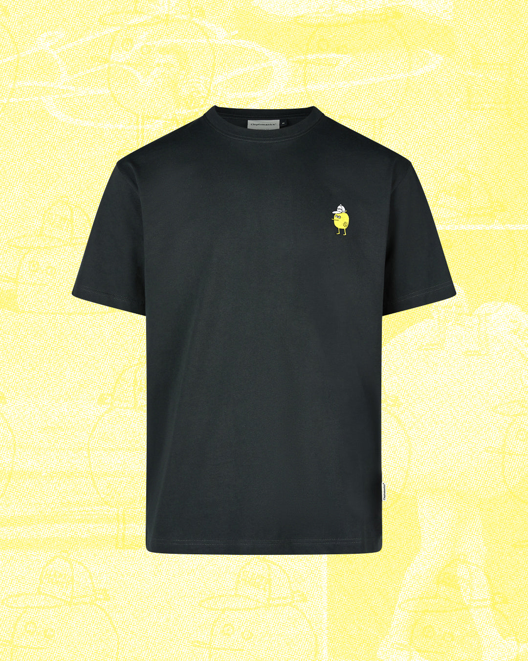 cleptomanicx-embroidery-zitrone-classic-tee-t-shirt-stick image 1