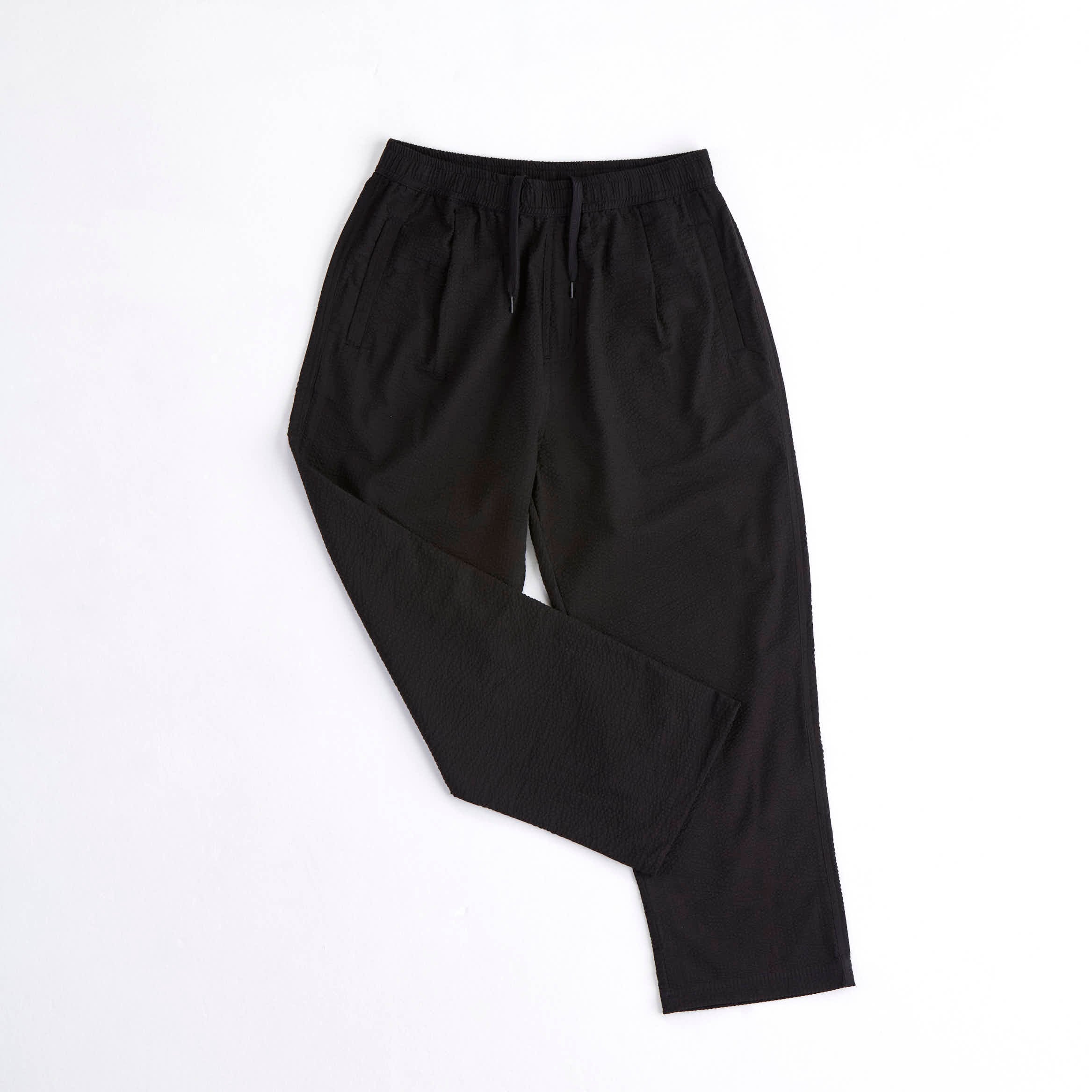 arniko-sanjai-black-seersucker-hose-schwarz-bio image 1