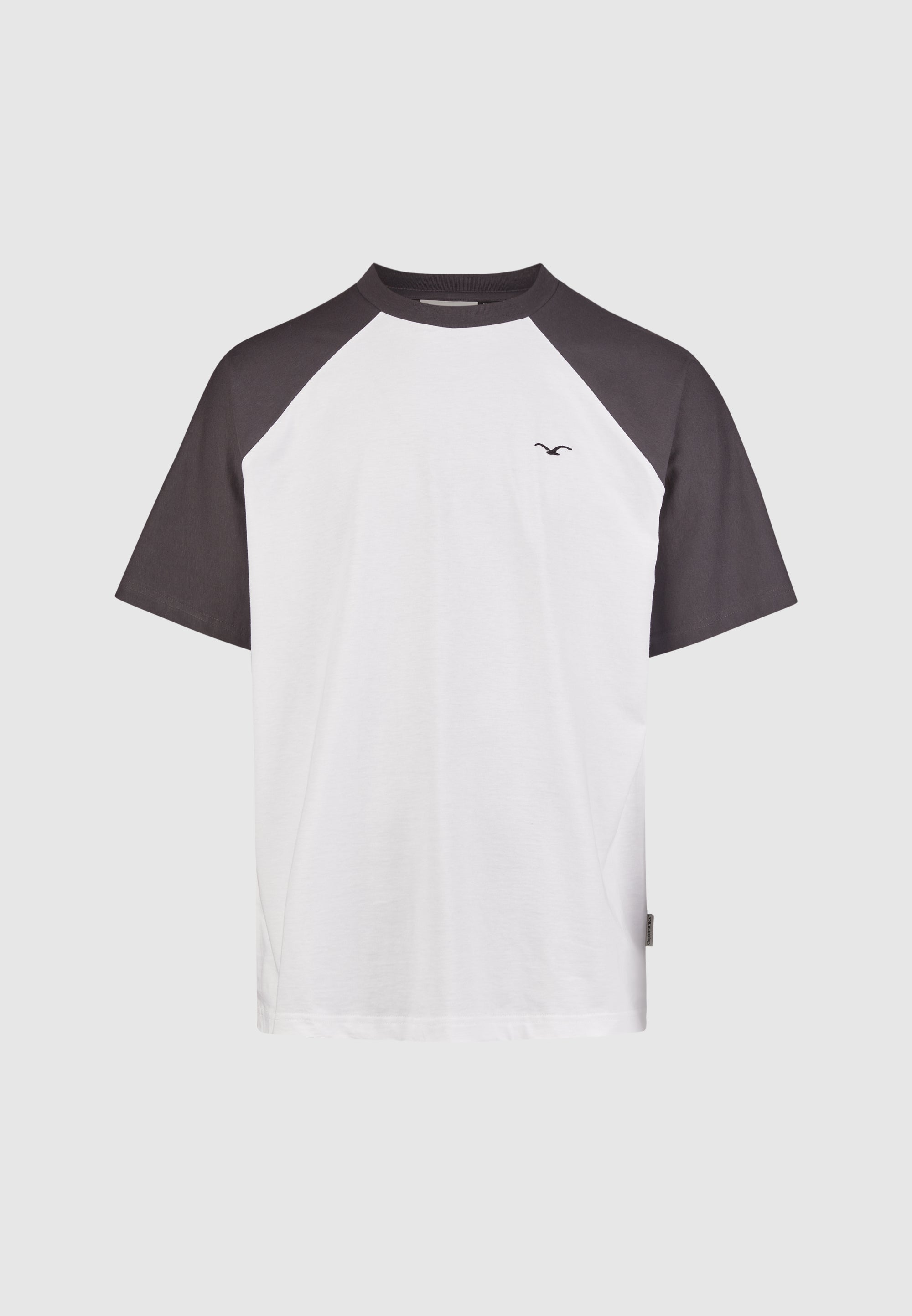 cleptomanicx-boxy-tee-ligull-college-t-shirt-raglan-m image 1