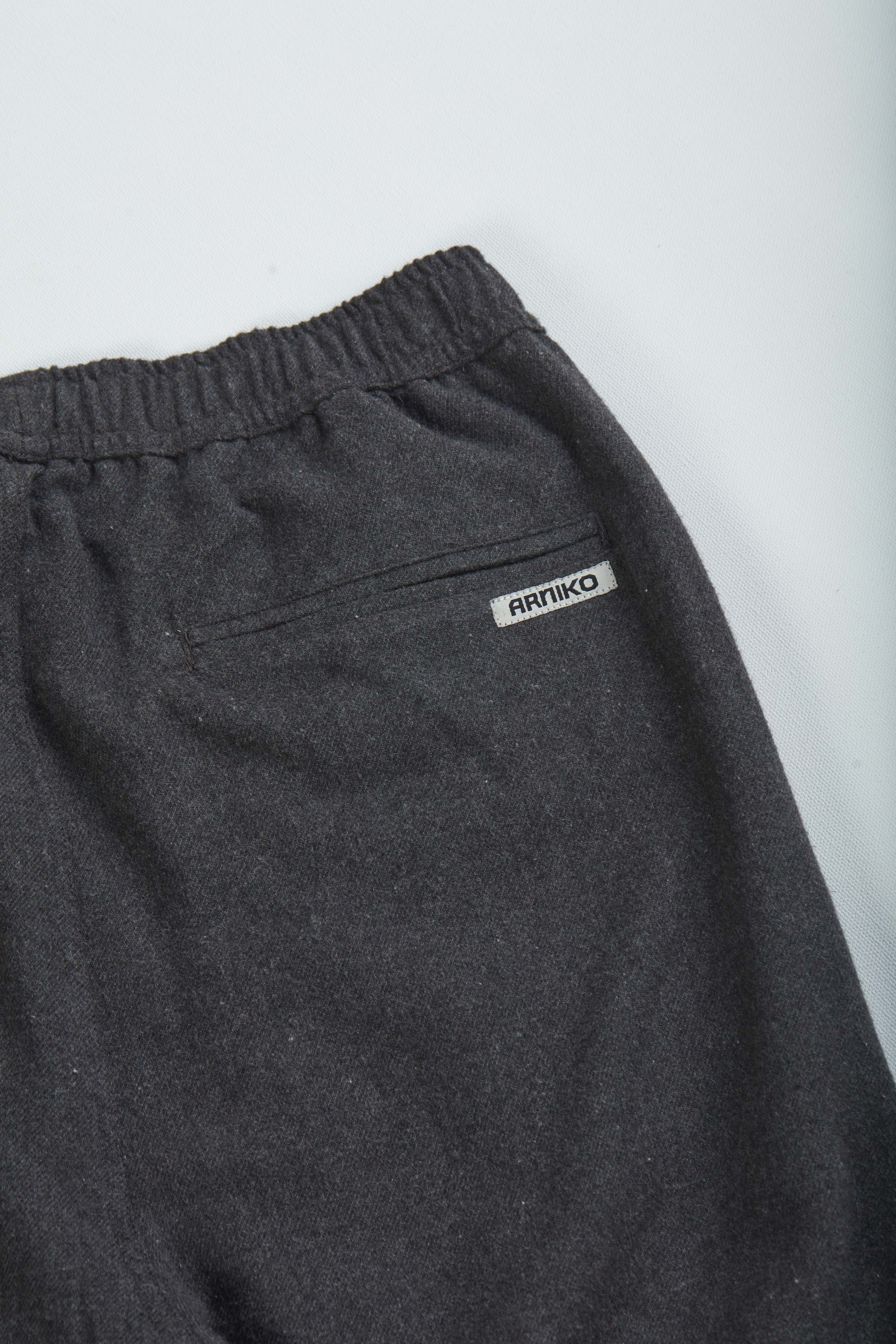 arniko-nigen-hose-schwarz-melange-flanell-bio image 2