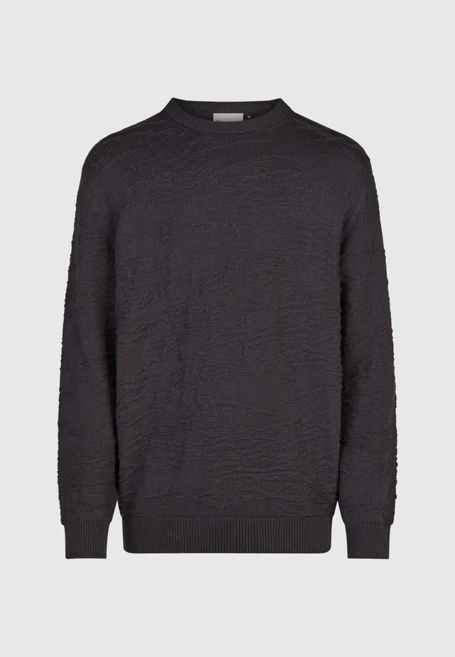 cleptomanicx-windy-knit-strickpullover-biobaumwolle-muster image 1