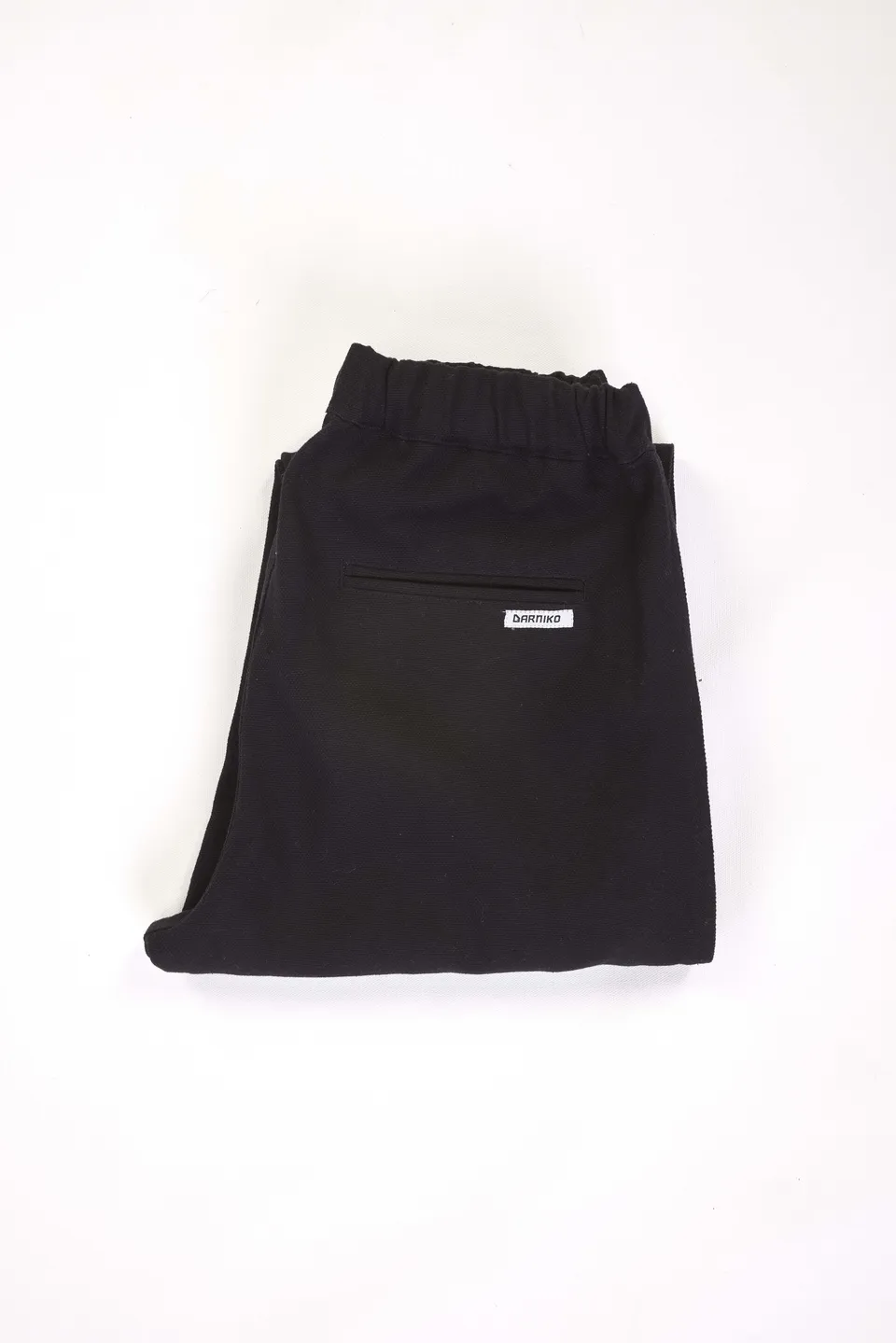 arniko-nigen-hose-black-canvas-regular-bio-baumwolle image 1