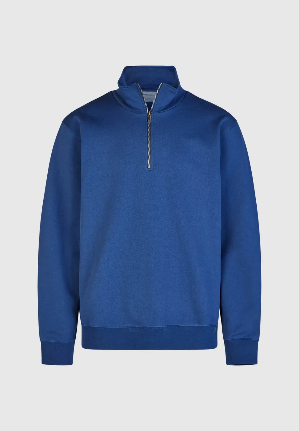 cleptomanicx-ligull-classic-quarter-zip-sweatshirt-troyer-bio-baumwolle image 1