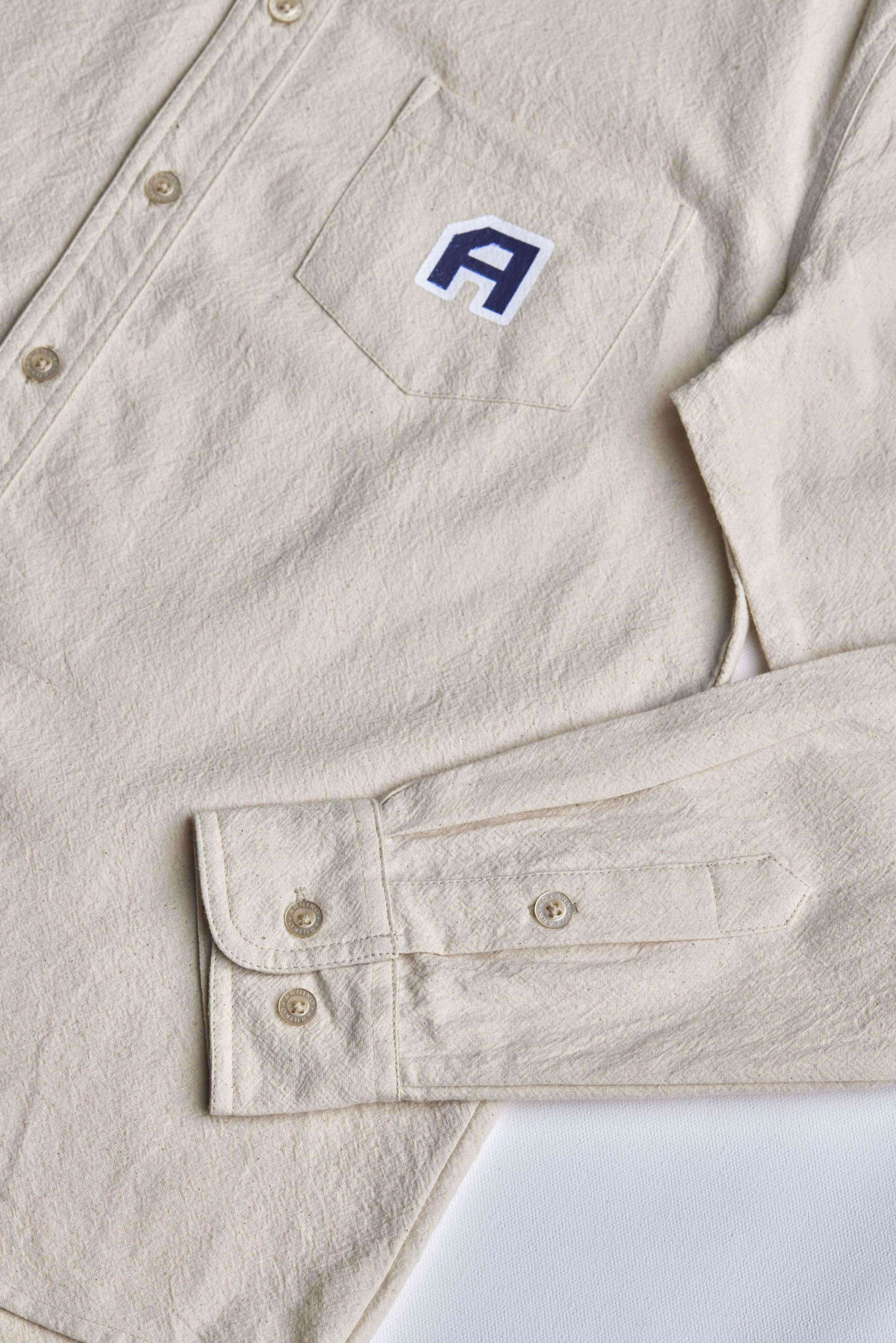 arniko-durga-hemd-herren-off-white-bio-baumwolle image 3
