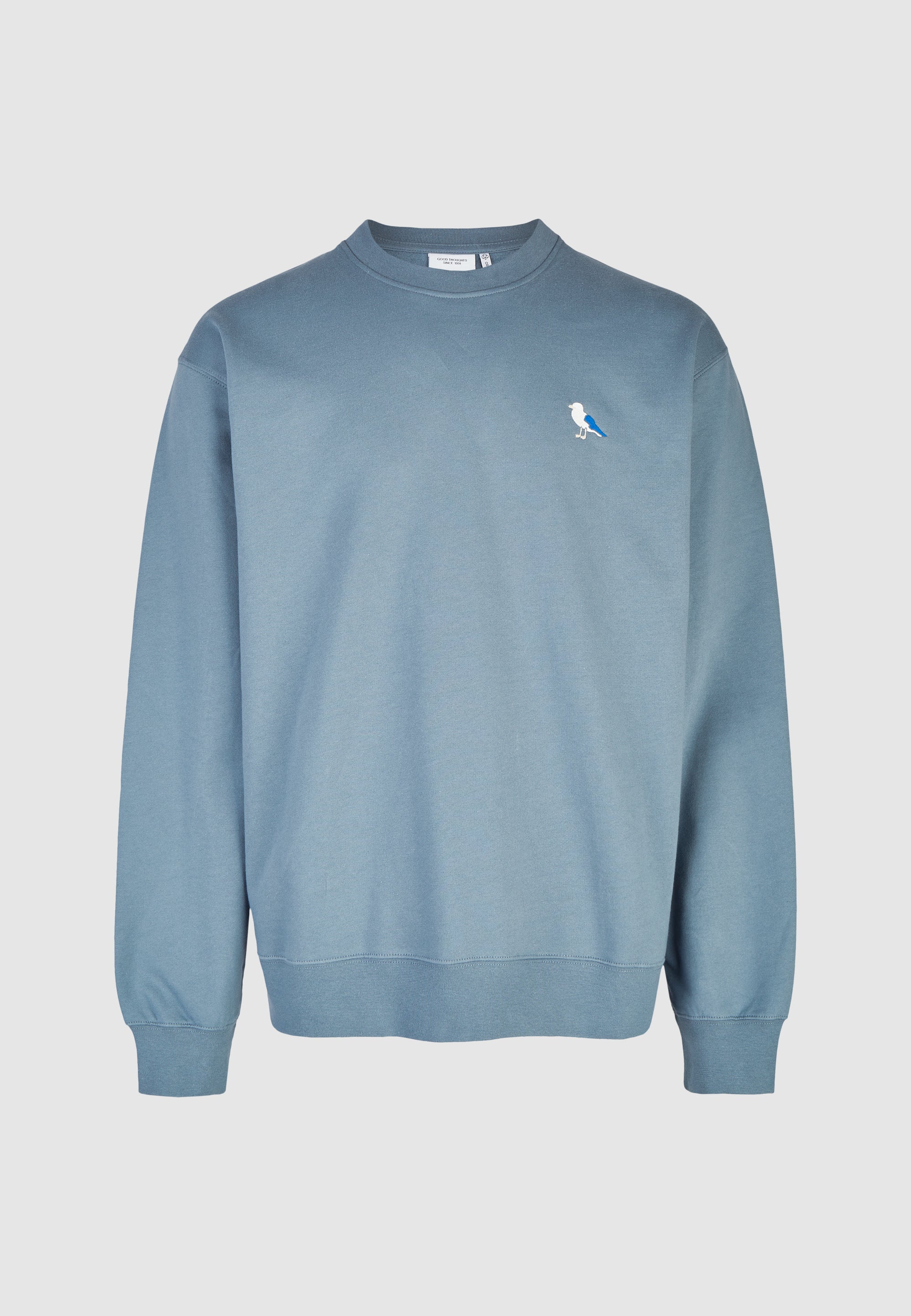 cleptomanicx-embro-gull-regular-crewneck-sweatshirt-bio-baumwolle image 1