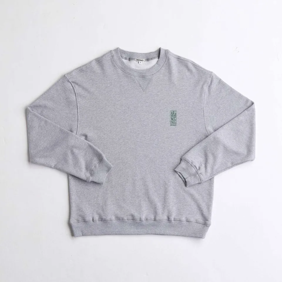 arniko-mustang-grey-melange-pullover-bio-baumwolle image 1