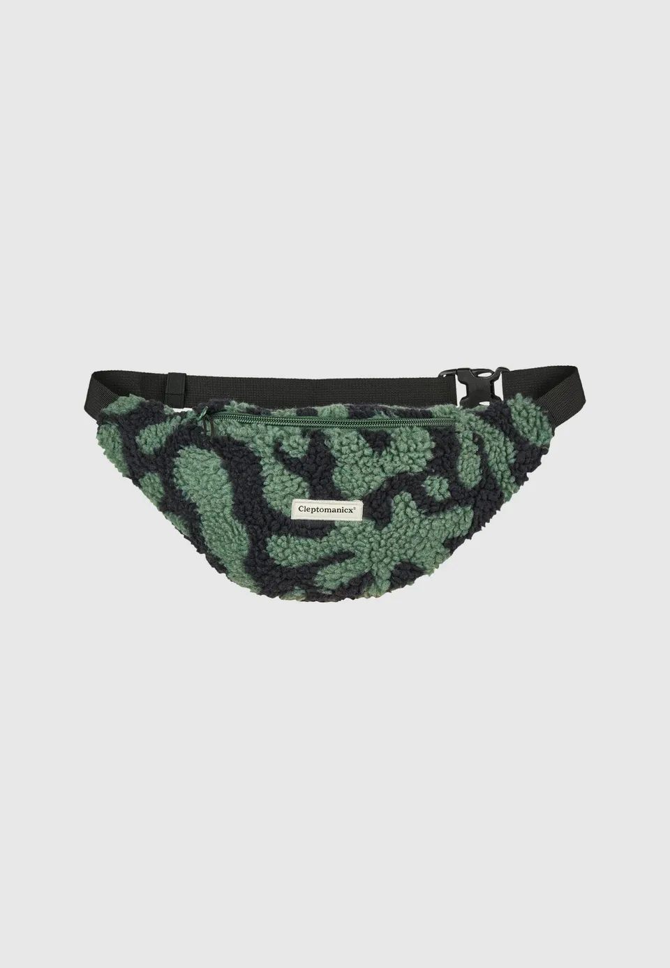 cleptomanicx-oh-shit-hipbag-bauchtasche-fleece-allover-print-os image 1