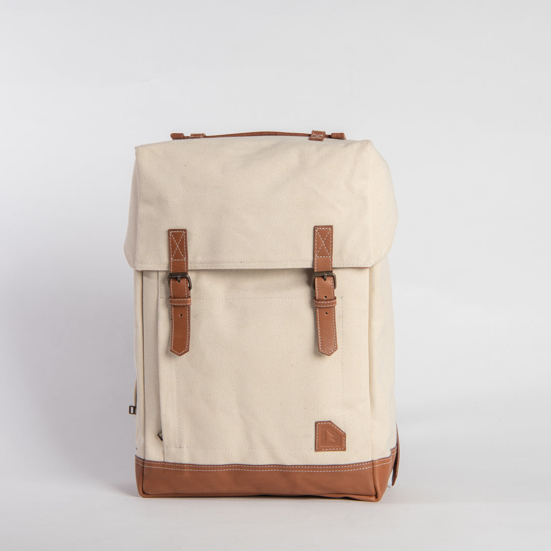 arniko-classic-rucksack-side-zipper-off-white-12l image 1
