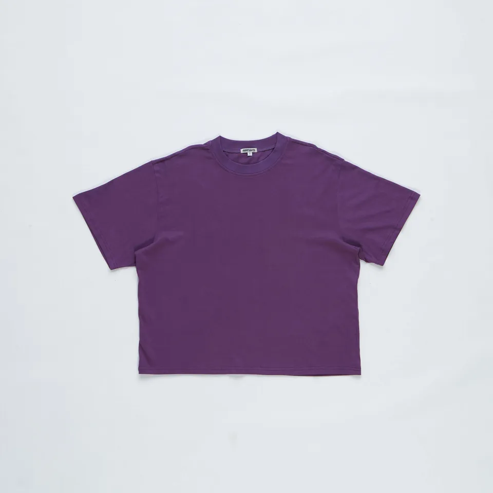 arniko-lisa-t-shirt-lila-off-shoulder-bio image 1