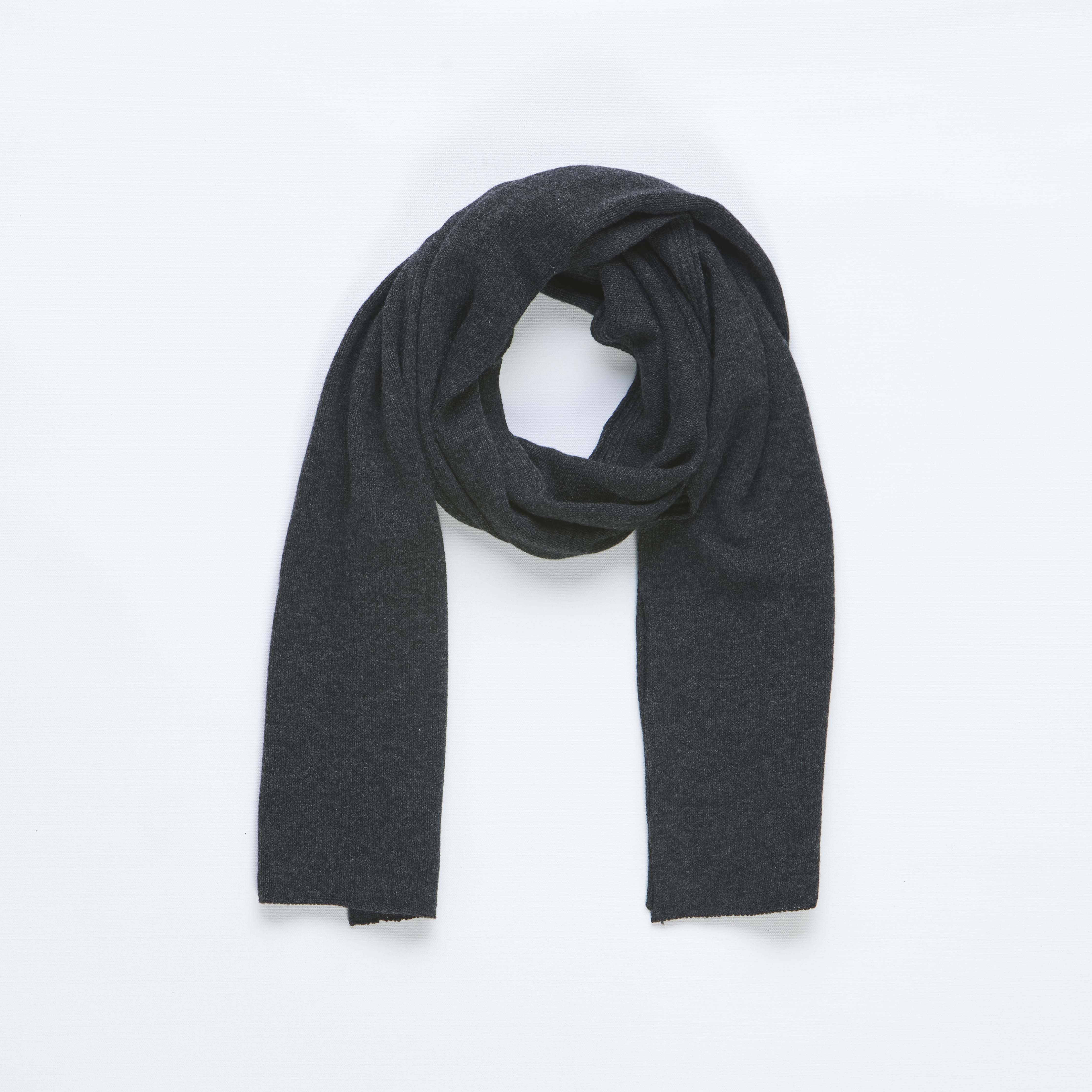 arniko-astha-schal-schwarz-melange-merino-kaschmir image 1