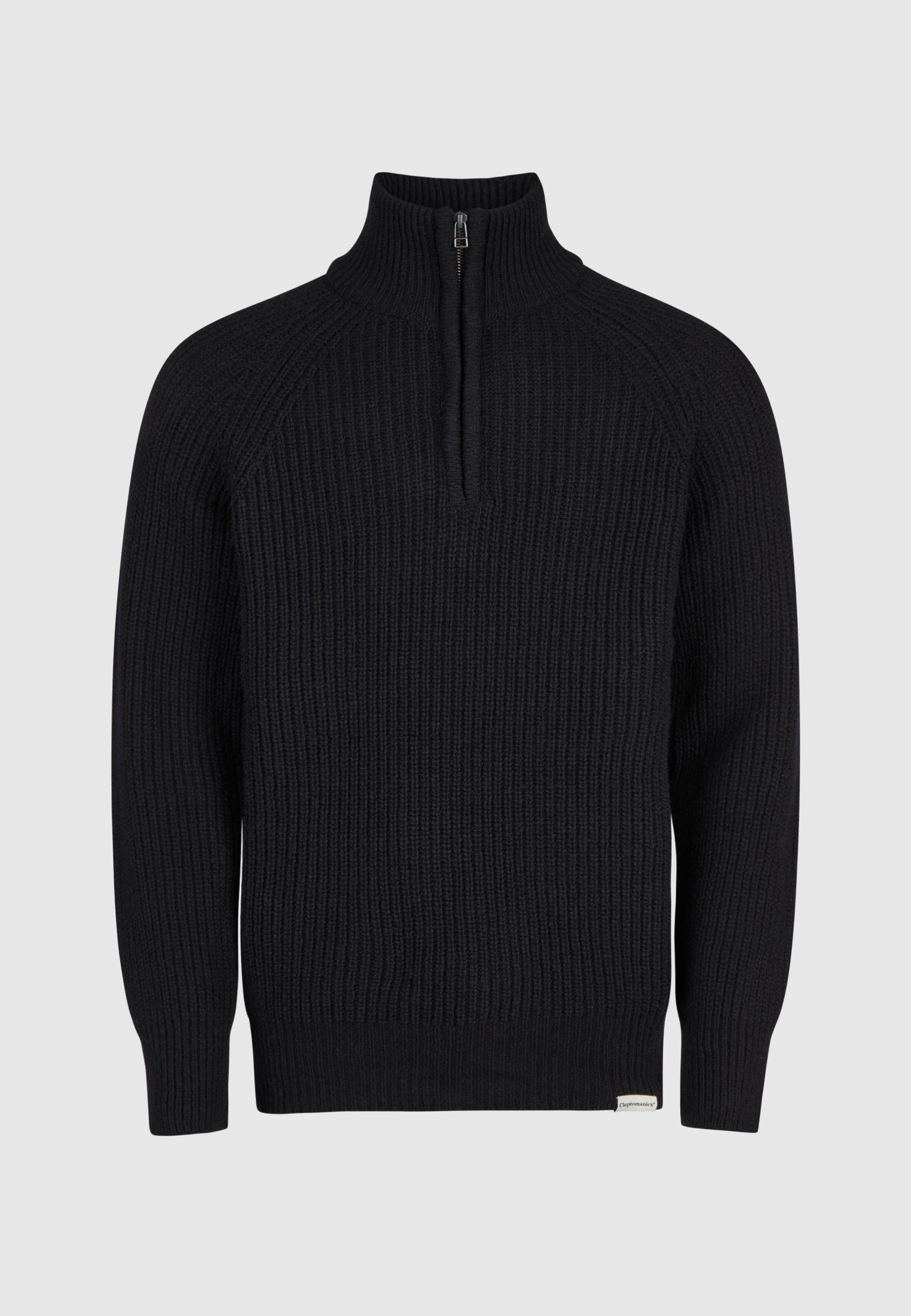 cleptomanicx-ribber-troyer-strickpullover-wollmix image 1