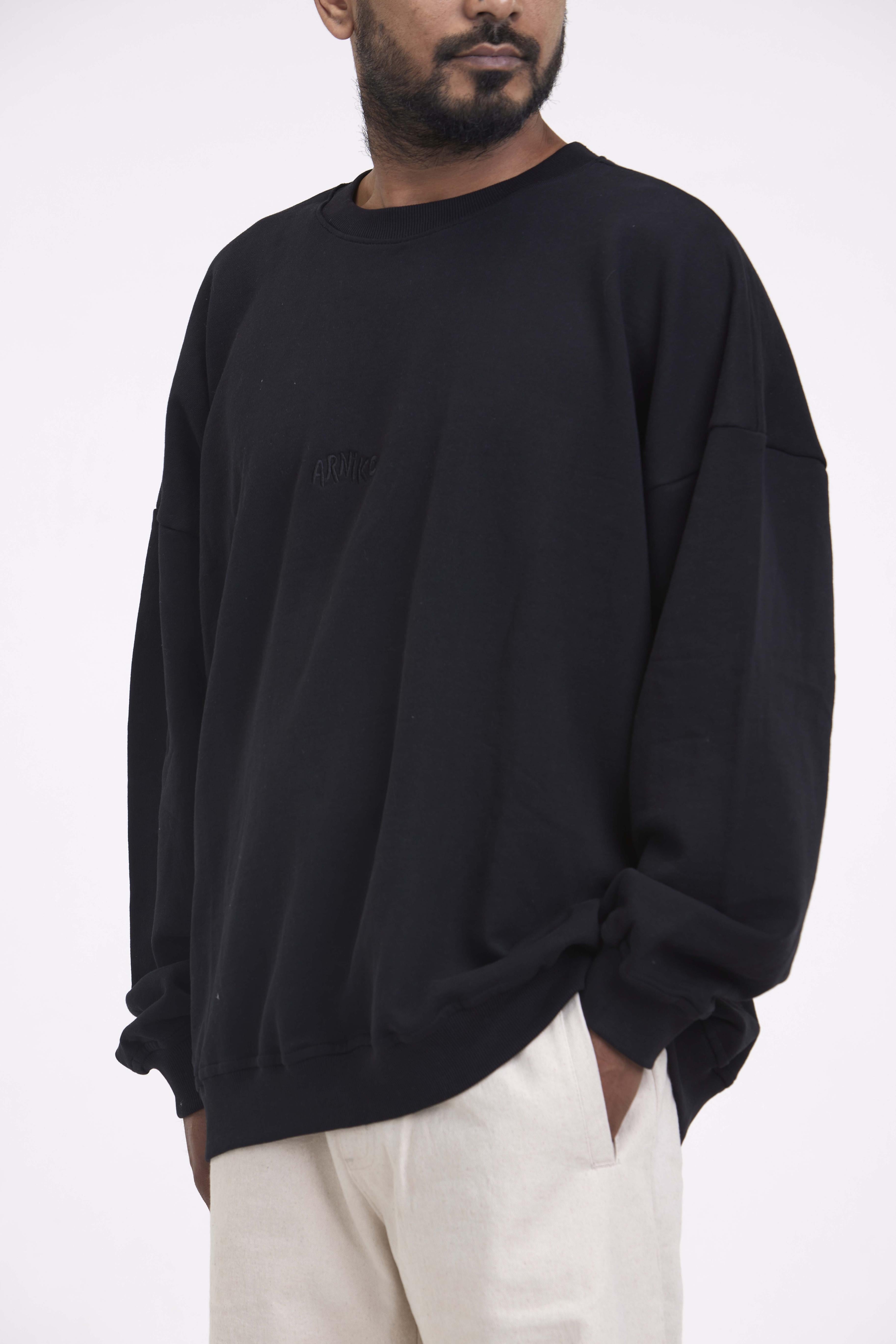 arniko-moha-sweater-black-oversize-pullover-bio image 6