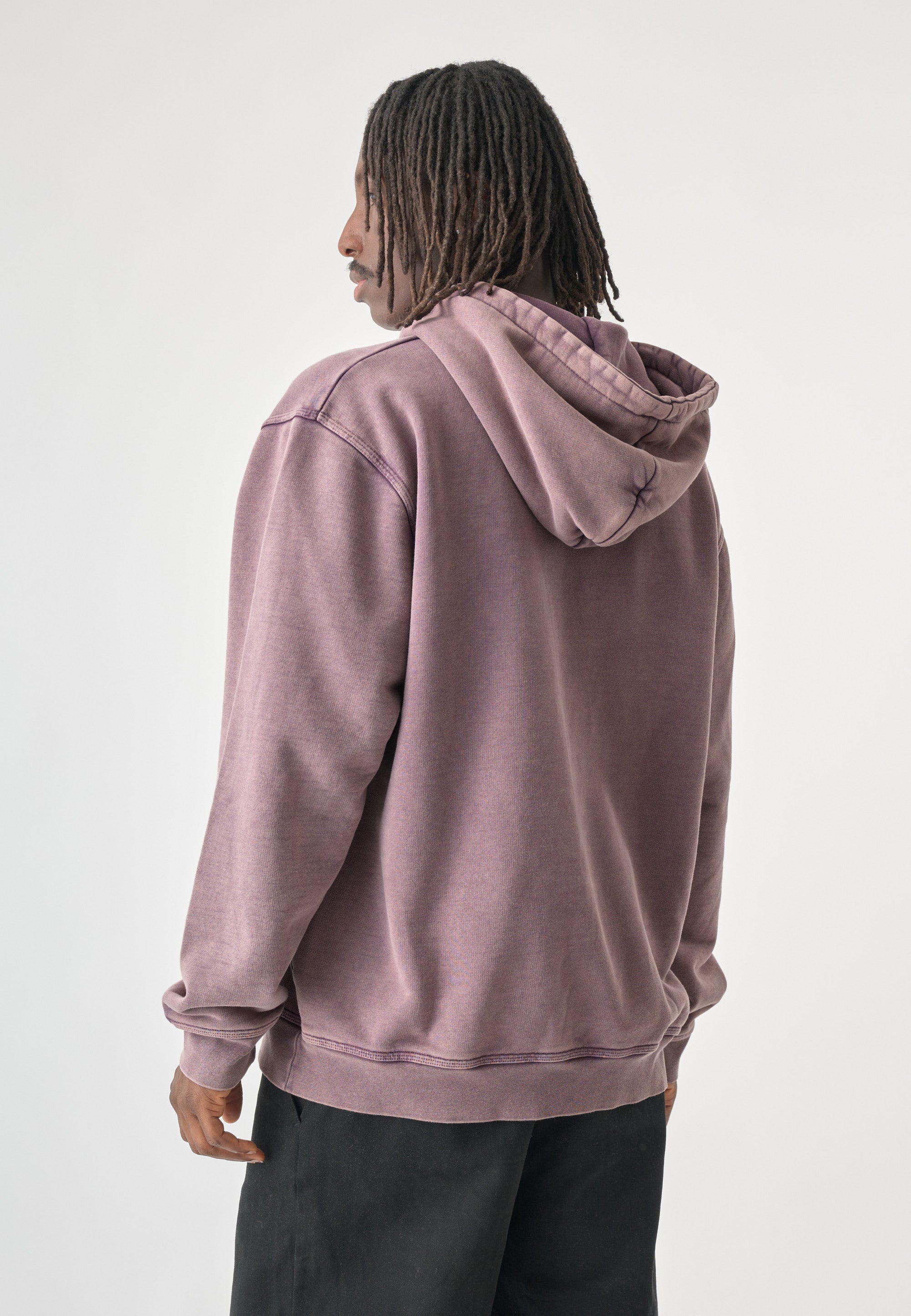 cleptomanicx-ligull-washed-boxy-hooded-hoodie-washed image 3