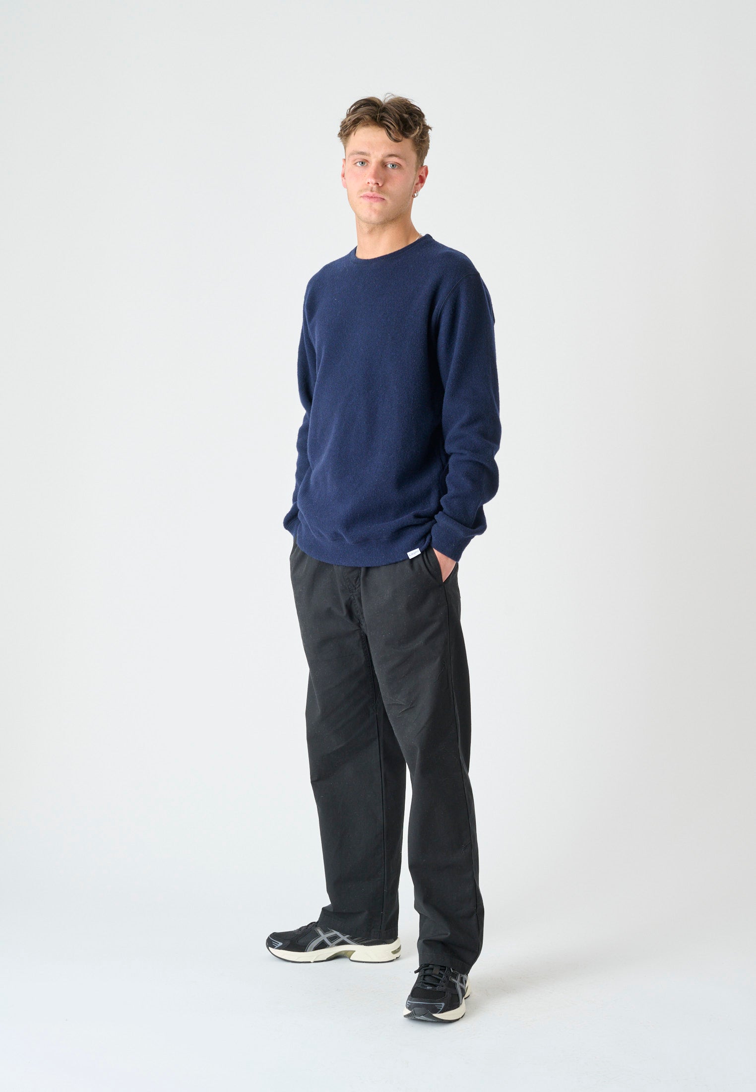 cleptomanicx-noitch-crewneck-pullover-wolle-baumwolle image 2