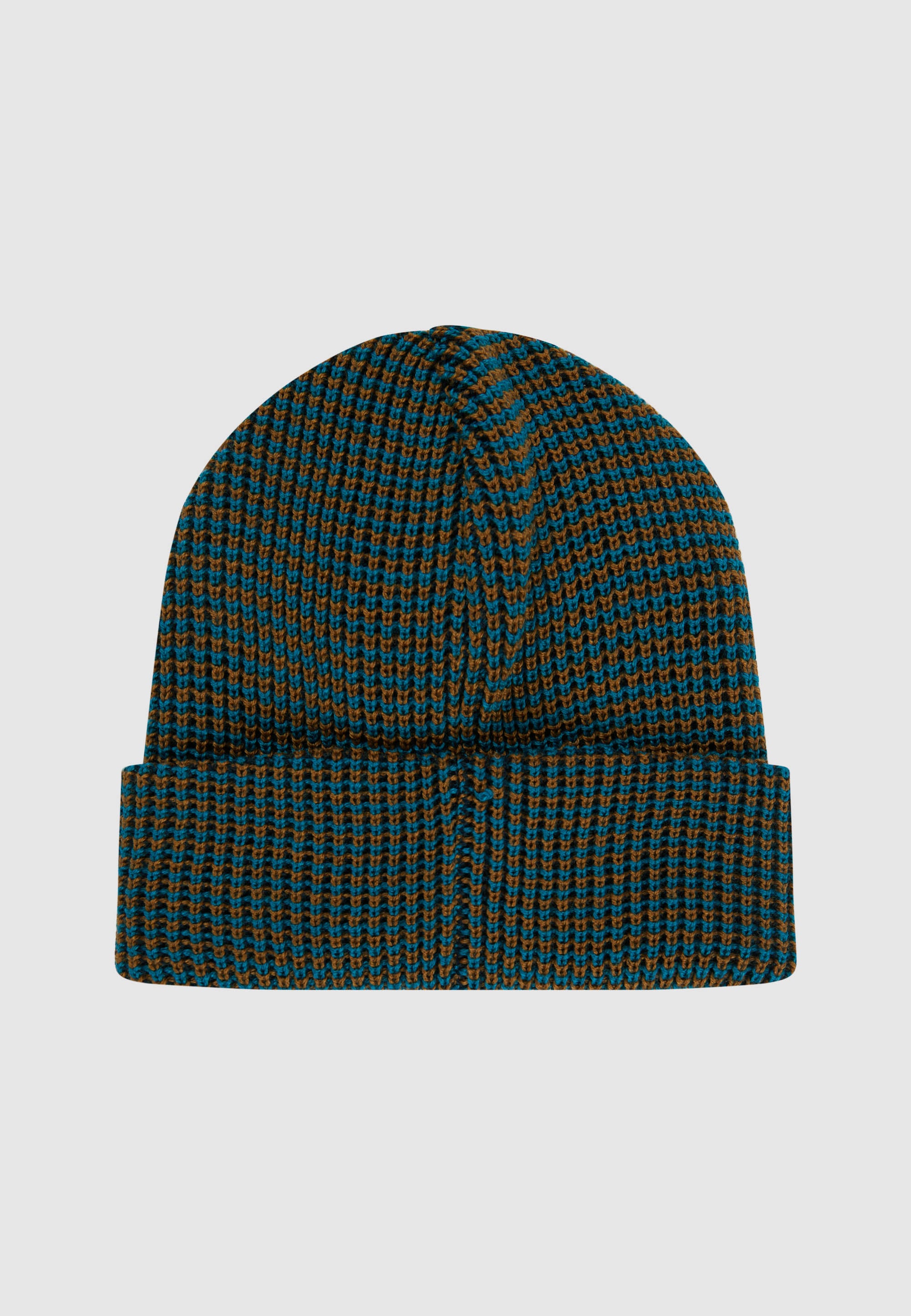 cleptomanicx-trio-beanie-strickm-tze-wollmix-tricolore image 2