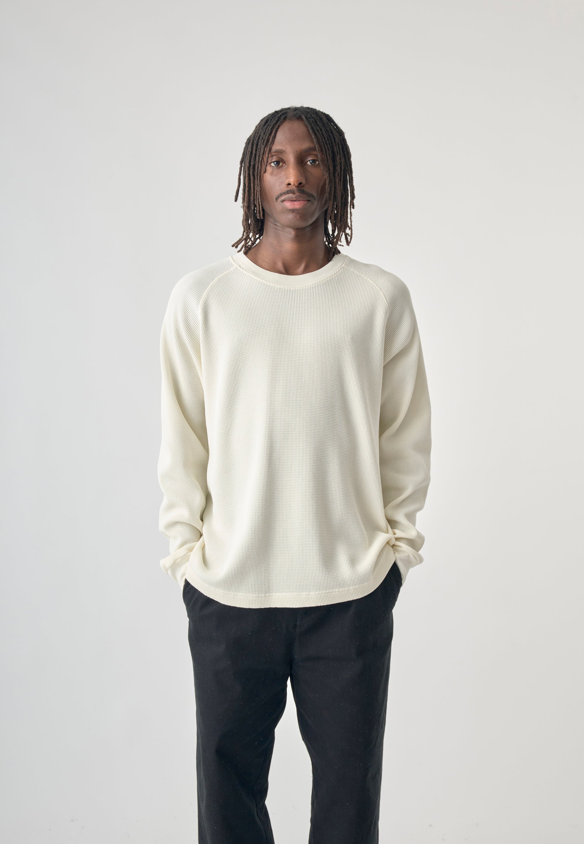 cleptomanicx-thermal-longsleeve-waffle-bio-baumwolle-boxy-2 image 2