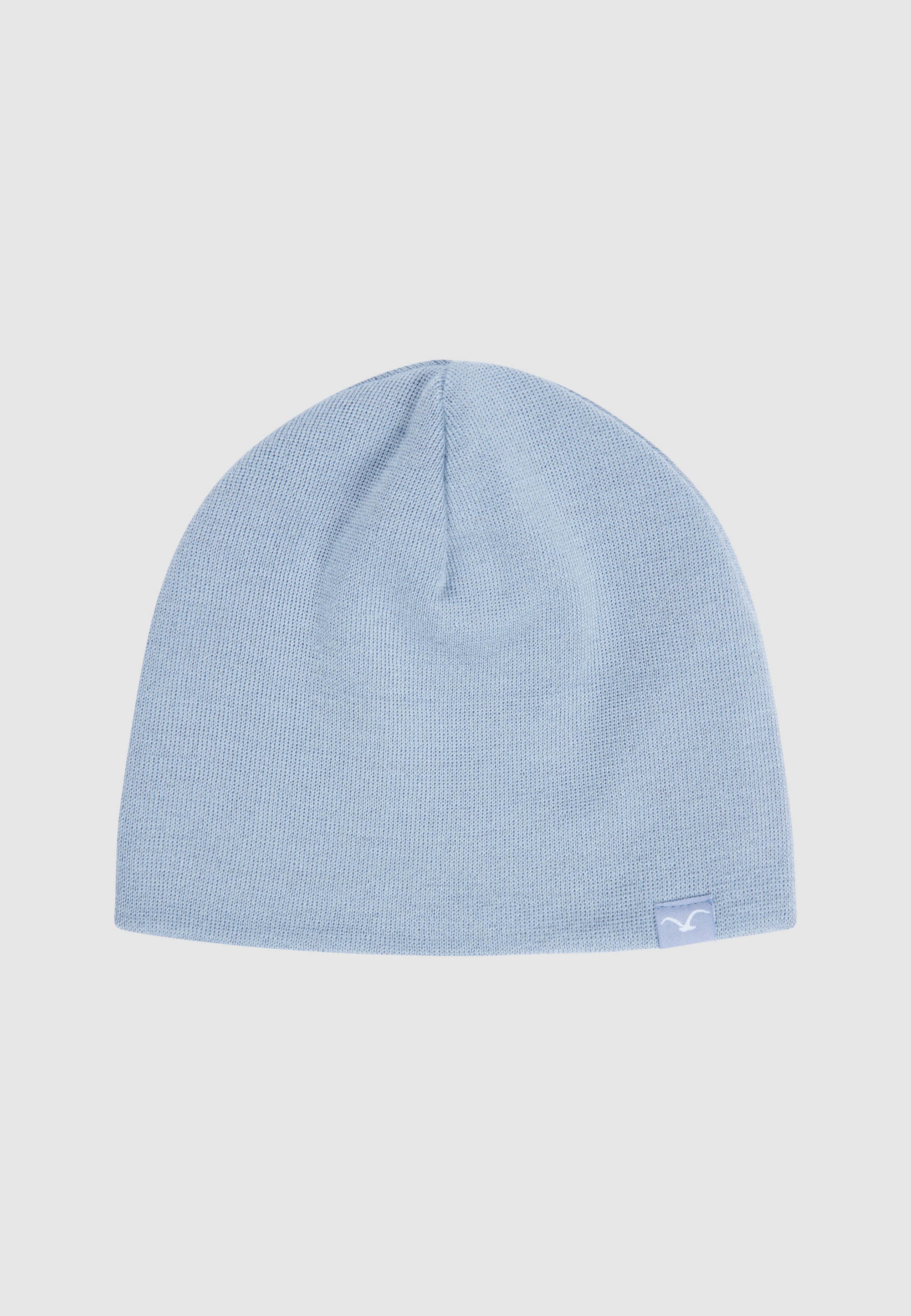 cleptomanicx-fine-beanie-m-tze-flachstrick-logo-label image 1