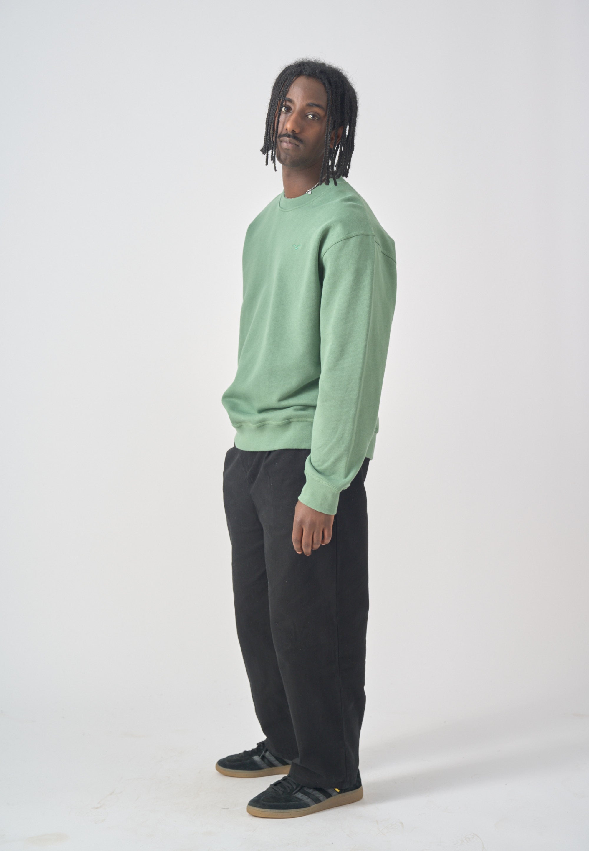 cleptomanicx-ligull-boxy-crewneck-sweatshirt-bio-baumwolle-2 image 2