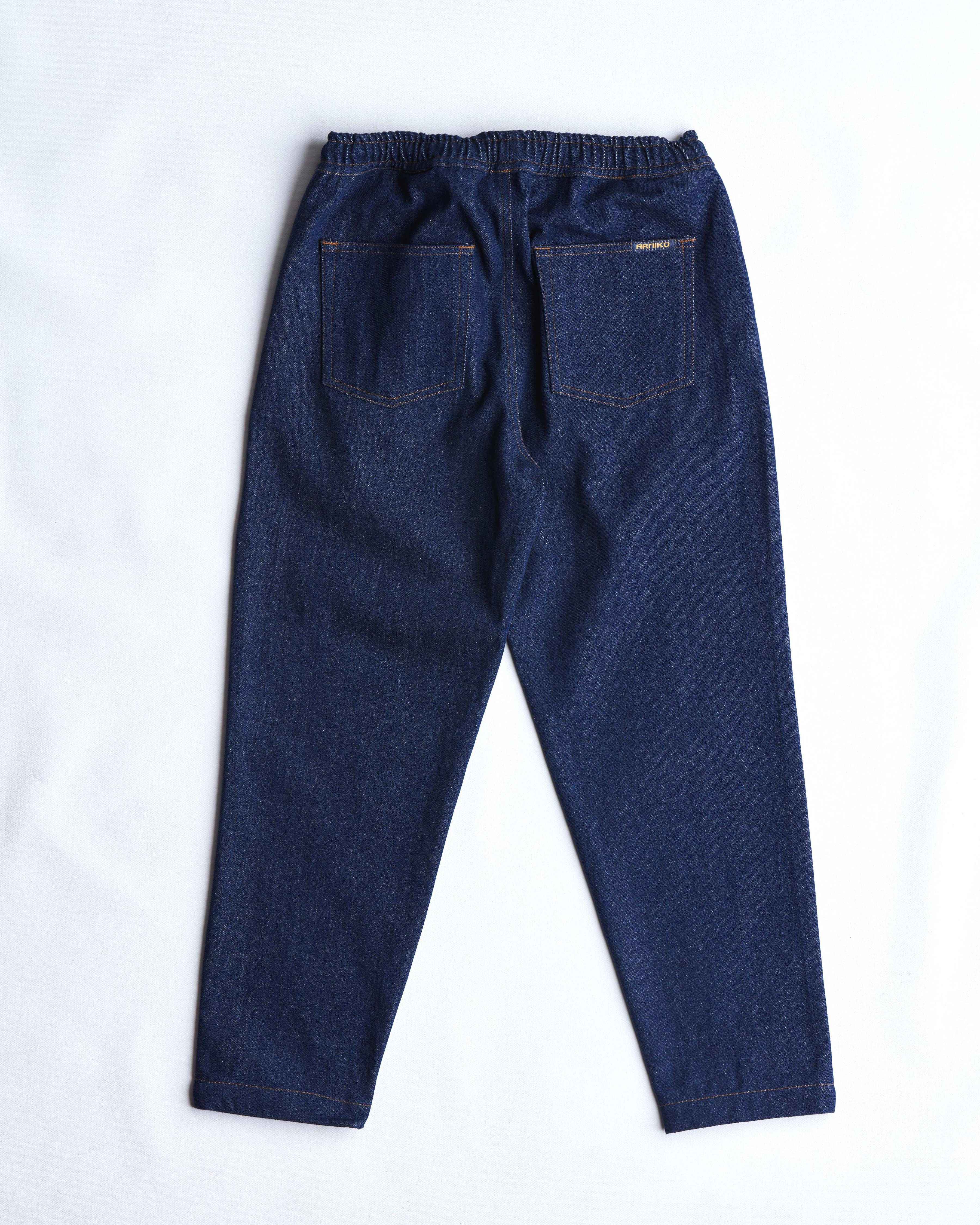arniko-pants-nigen-indigo-denim-hose-bio-baumwolle-unisex image 2