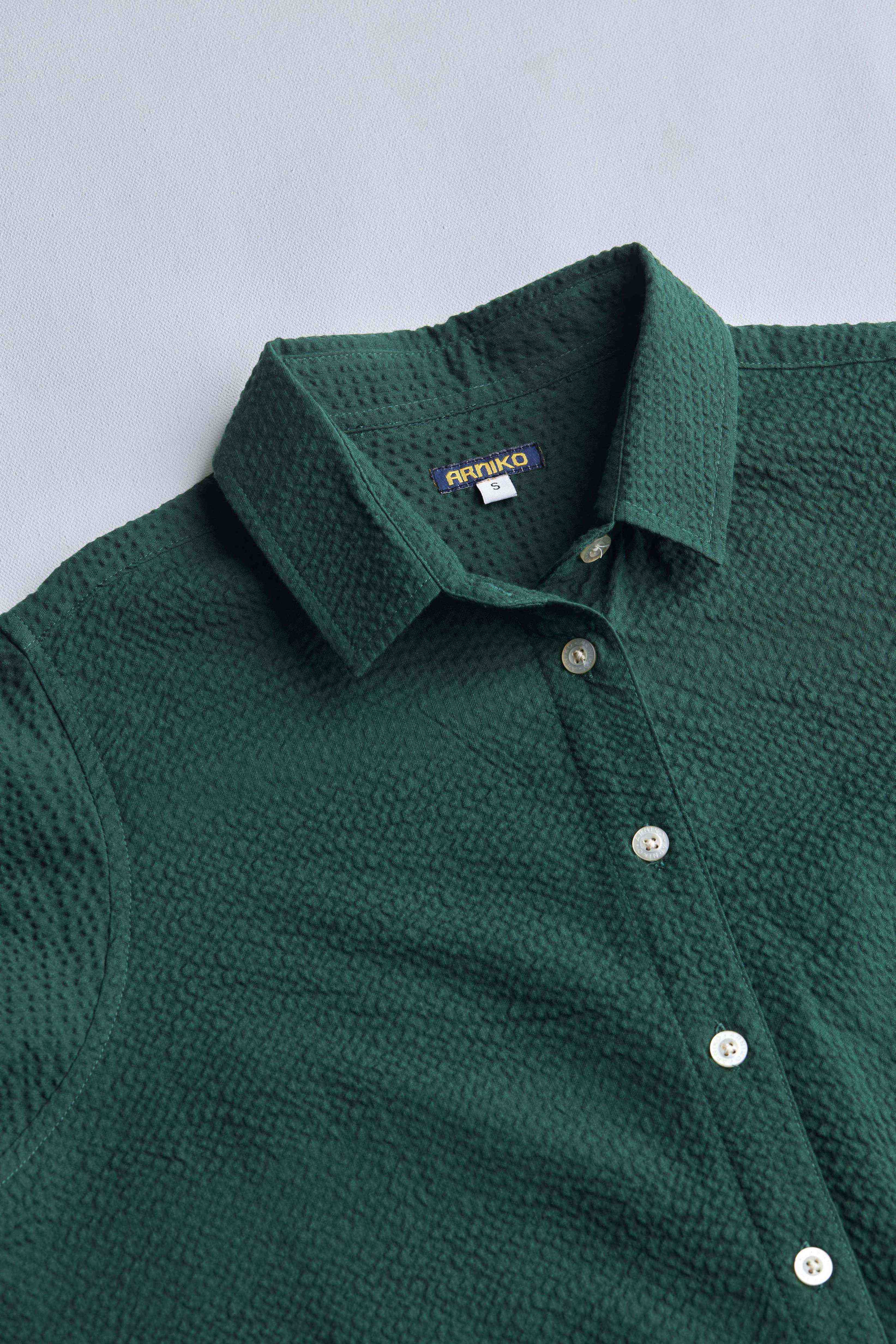 arniko-jo-hemd-gr-n-seersucker-bio-damen image 2