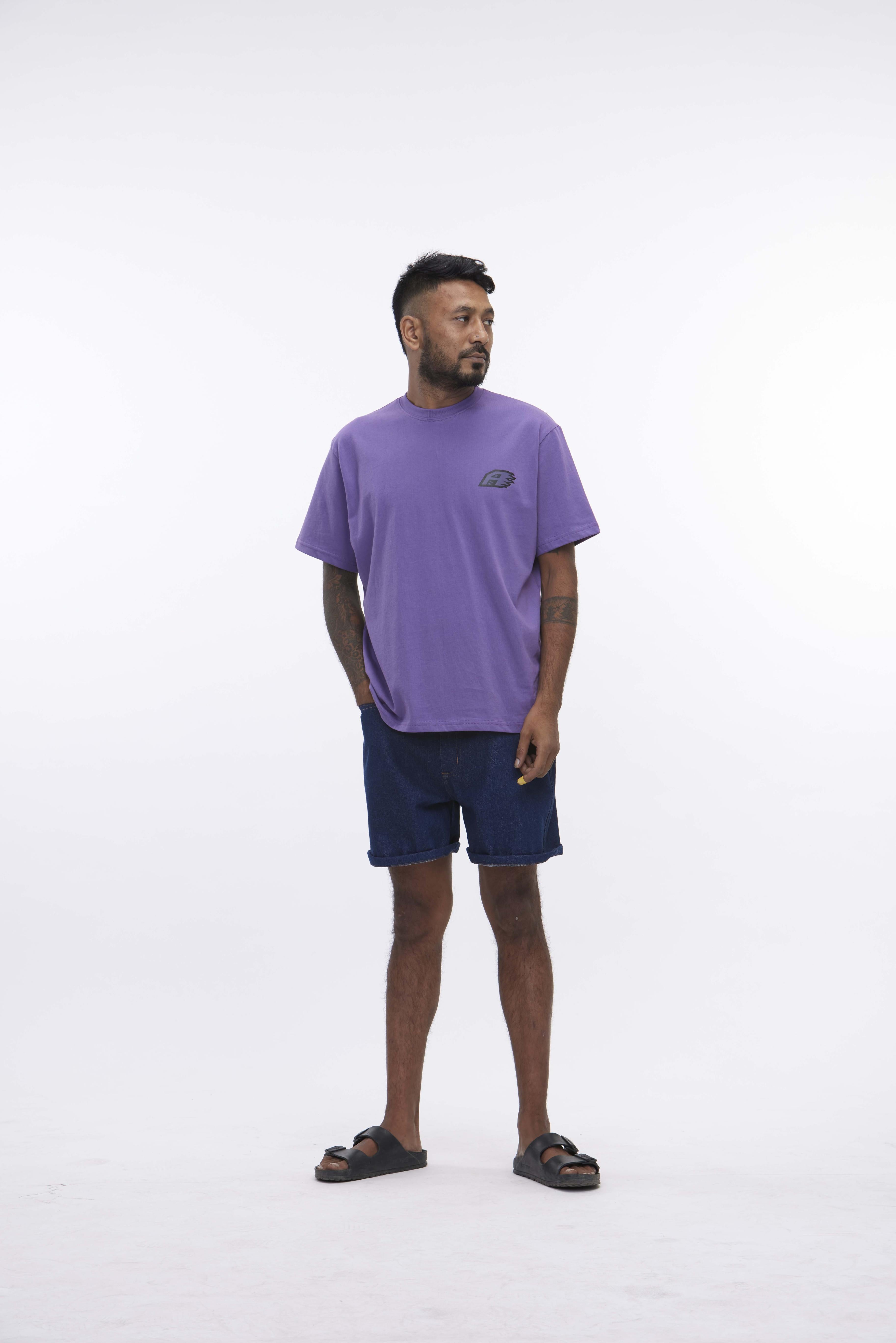 arniko-yama-t-shirt-grape-herren-bio-baumwolle-relaxed image 5