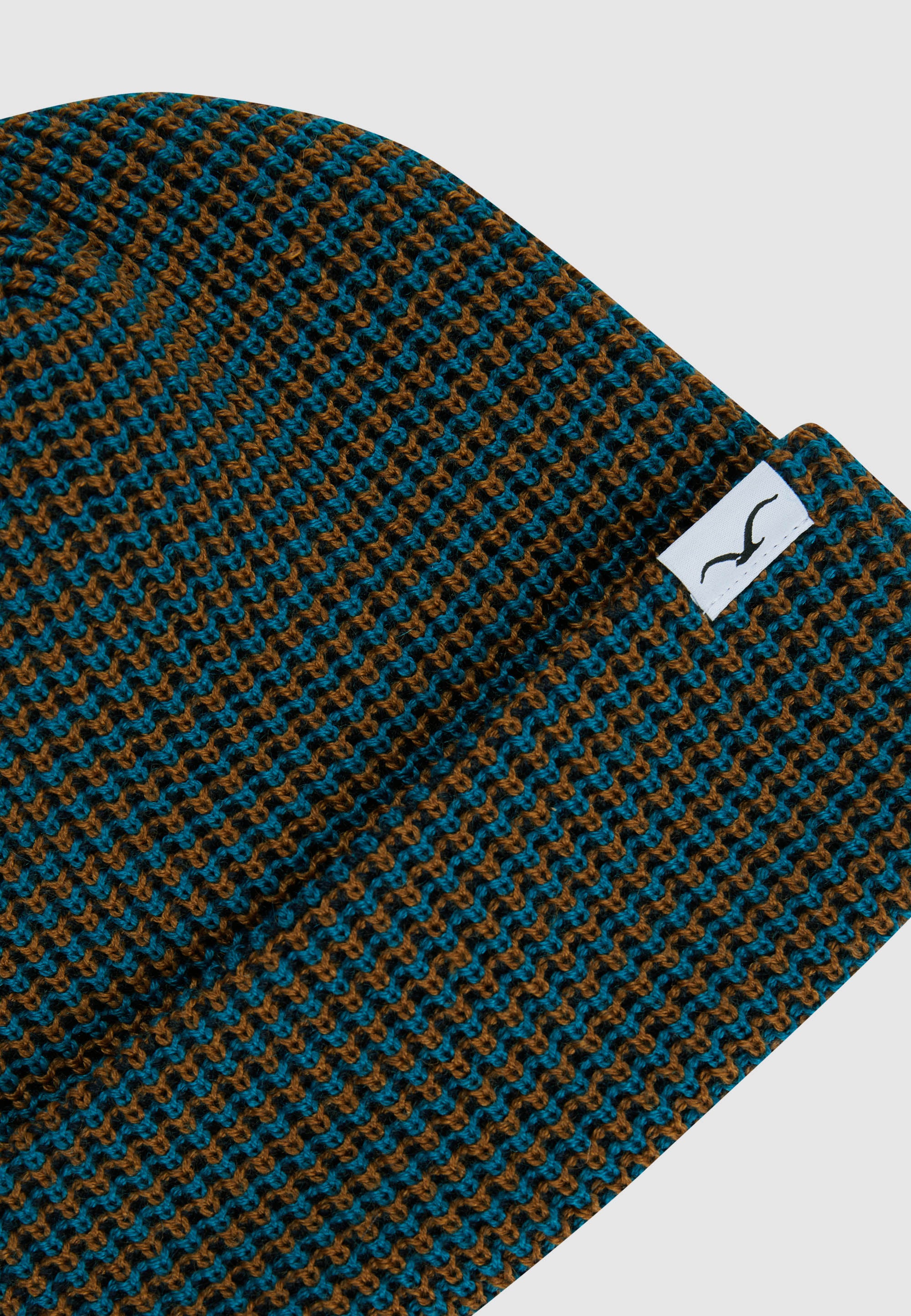 cleptomanicx-trio-beanie-strickm-tze-wollmix-tricolore image 3