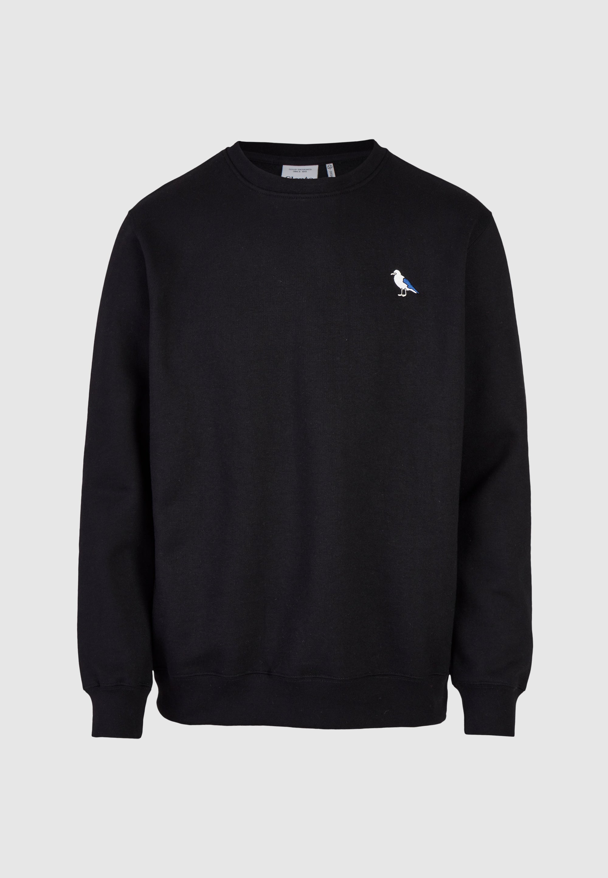 cleptomanicx-embro-gull-regular-crewneck-stickerei image 1